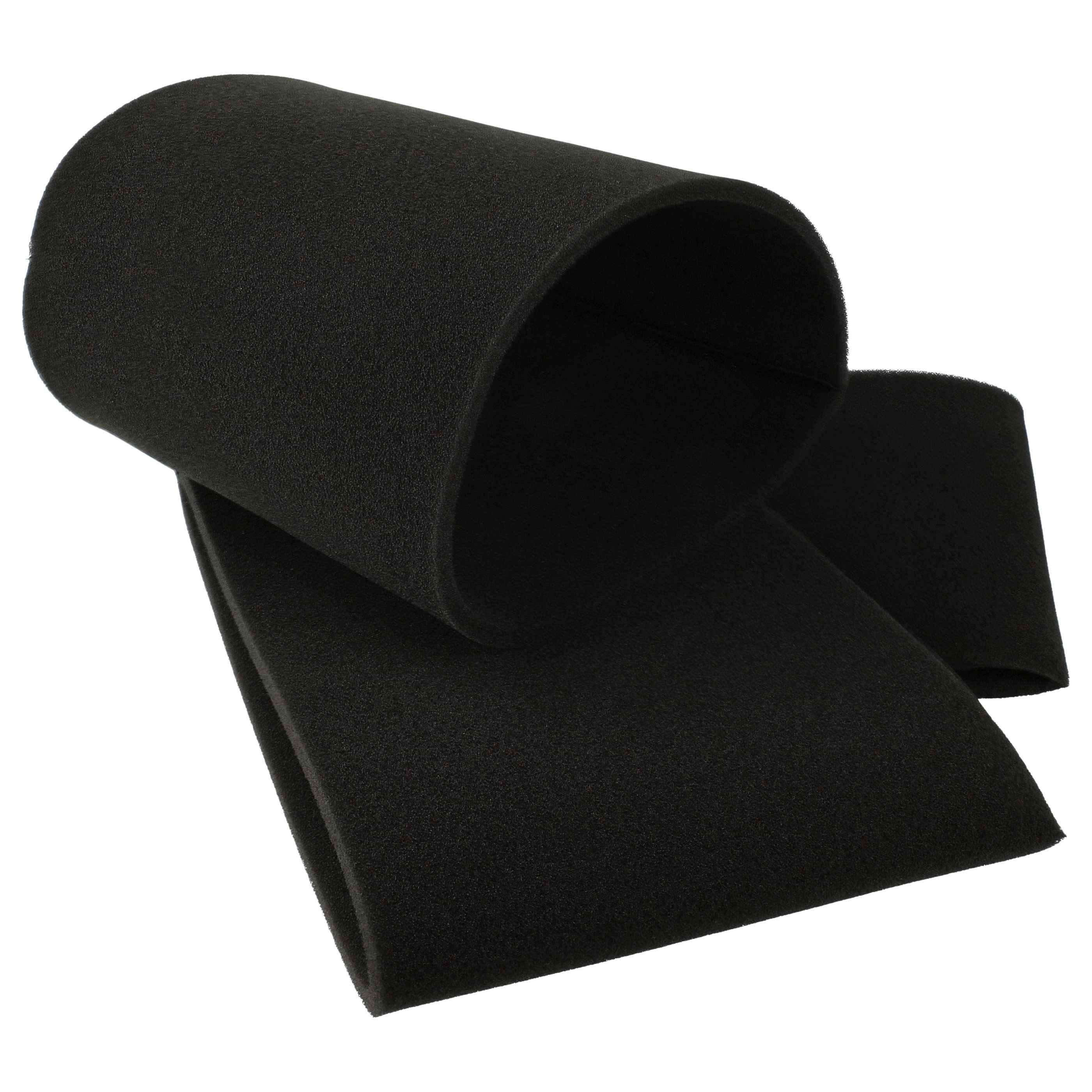 6x Filterfoam filter replaces Parkside 30250101 for Parkside Vacuum Cleaner