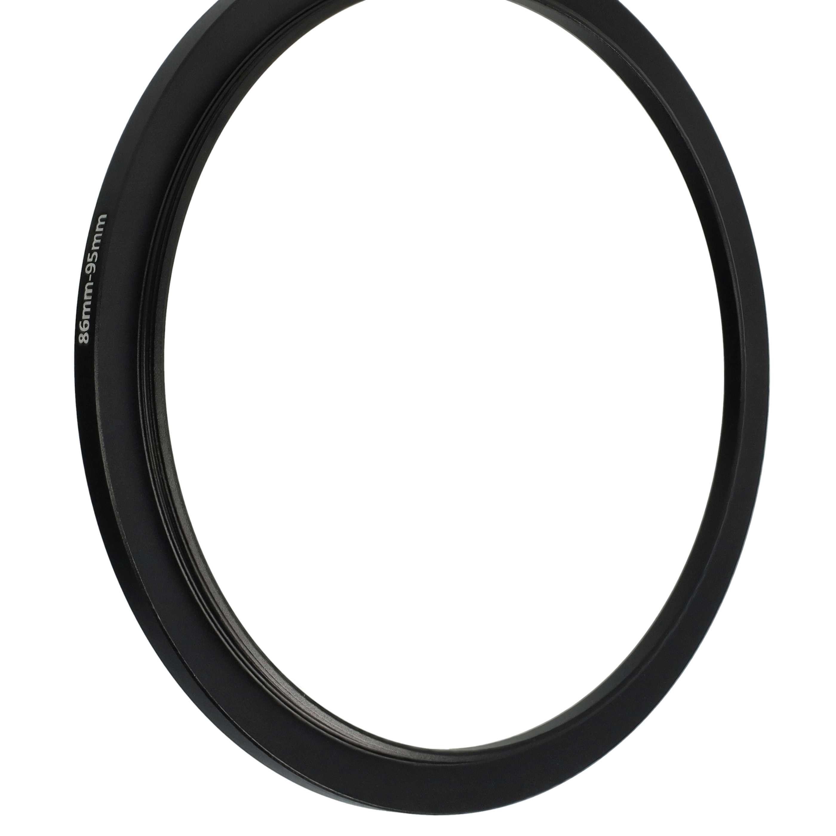 Step-Up-Ring Adapter 86 mm auf 95 mm passend für diverse Kamera-Objektive - Filteradapter