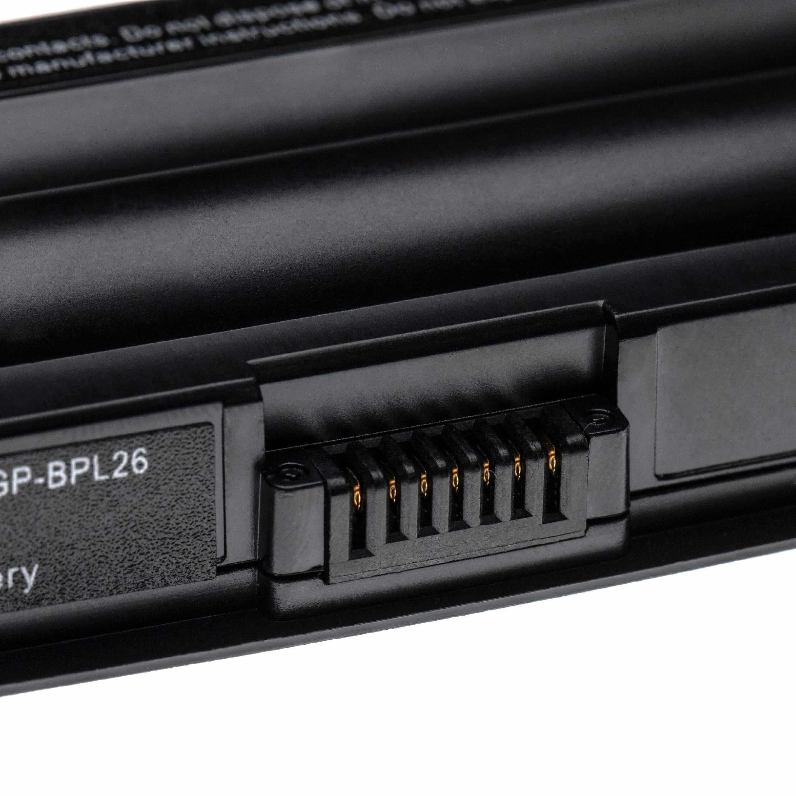 Notebook-Akku als Ersatz für Sony VGP-BPS26, VGP-BPS26A, VGP-BPL26 - 5200mAh 11,1V Li-Polymer