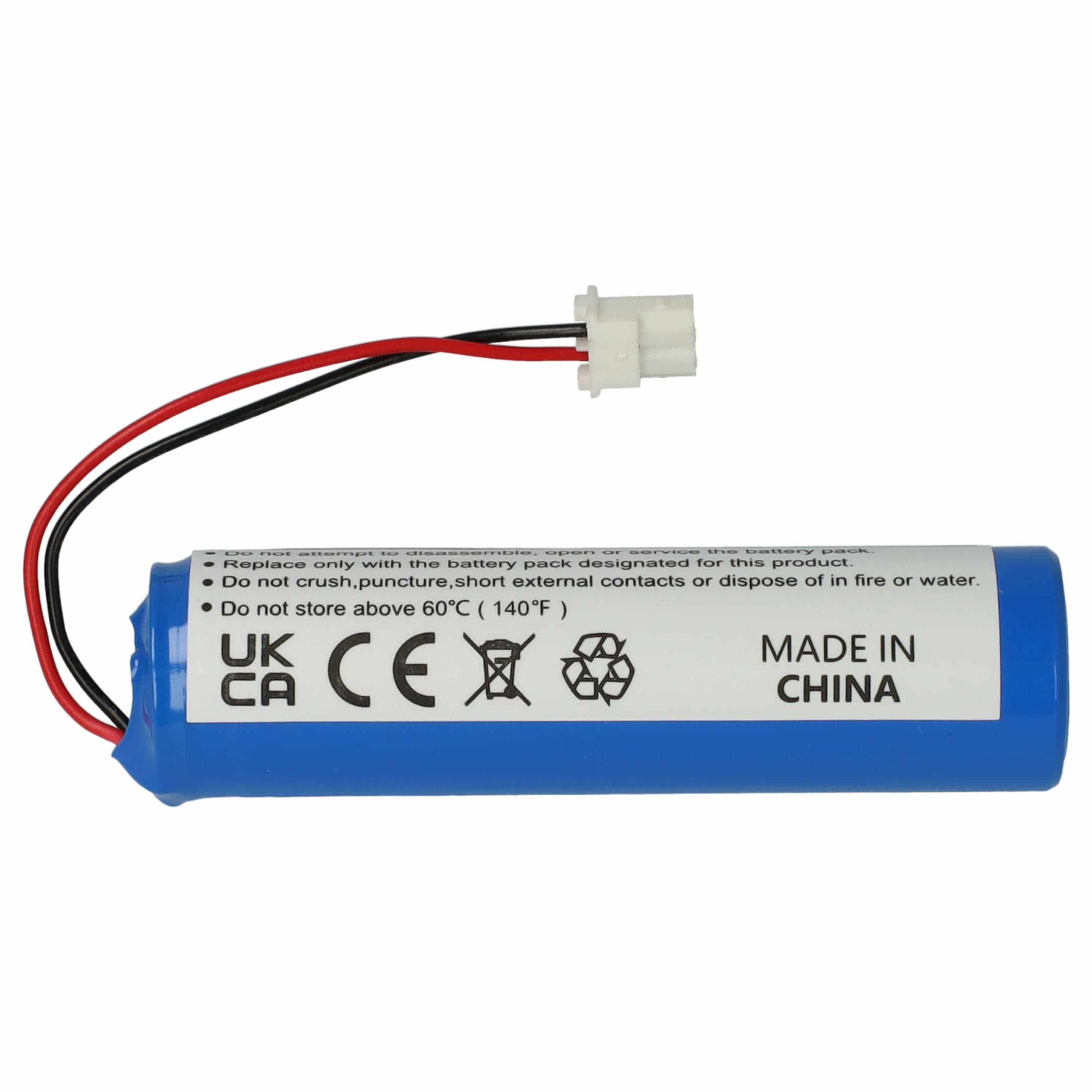 DAB Radio 2x Battery replaces BATT20L - 2200 mAh 3.7 V Li-Ion