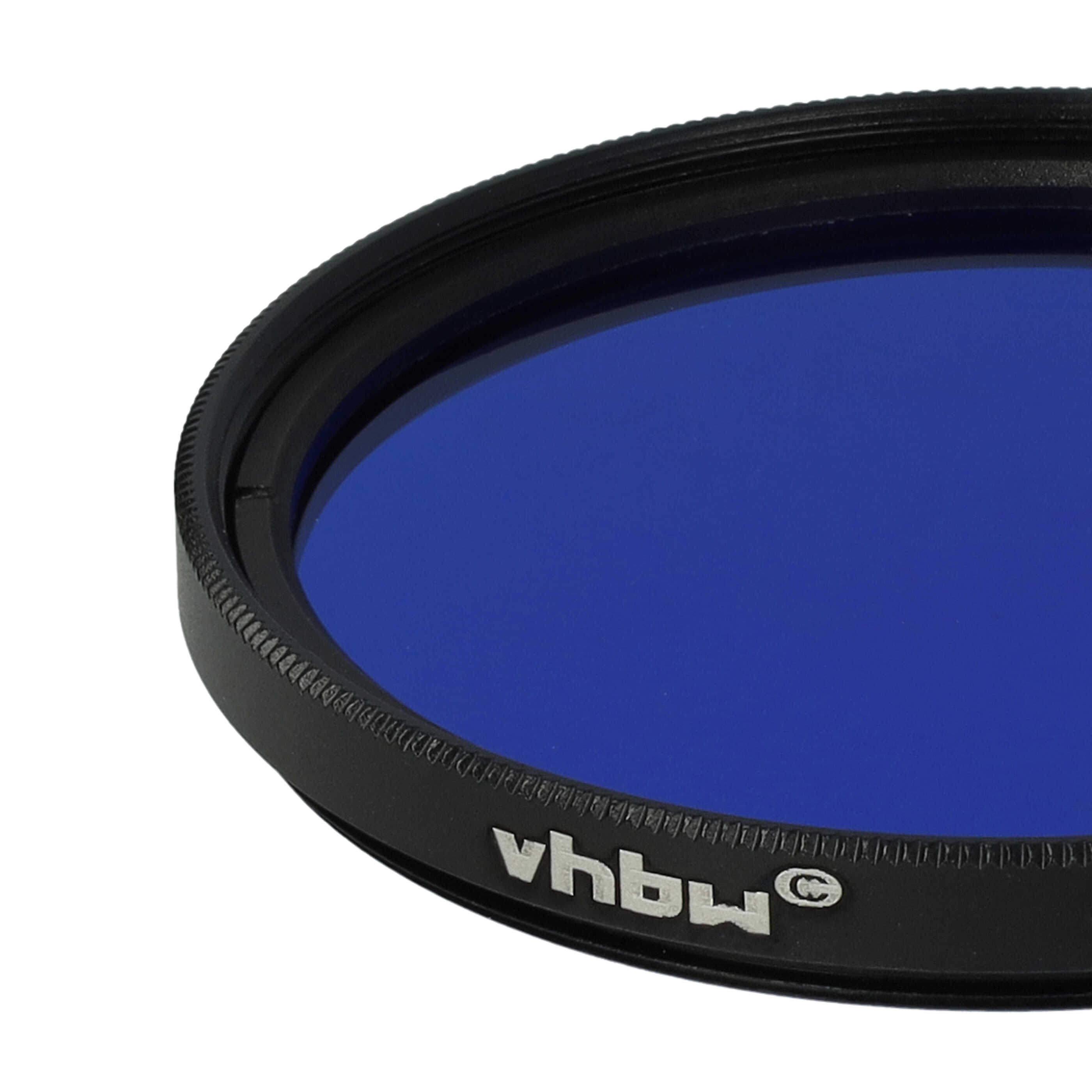 Filtre de couleur bleu pour objectifs d'appareils photo de 49 mm - Filtre bleu