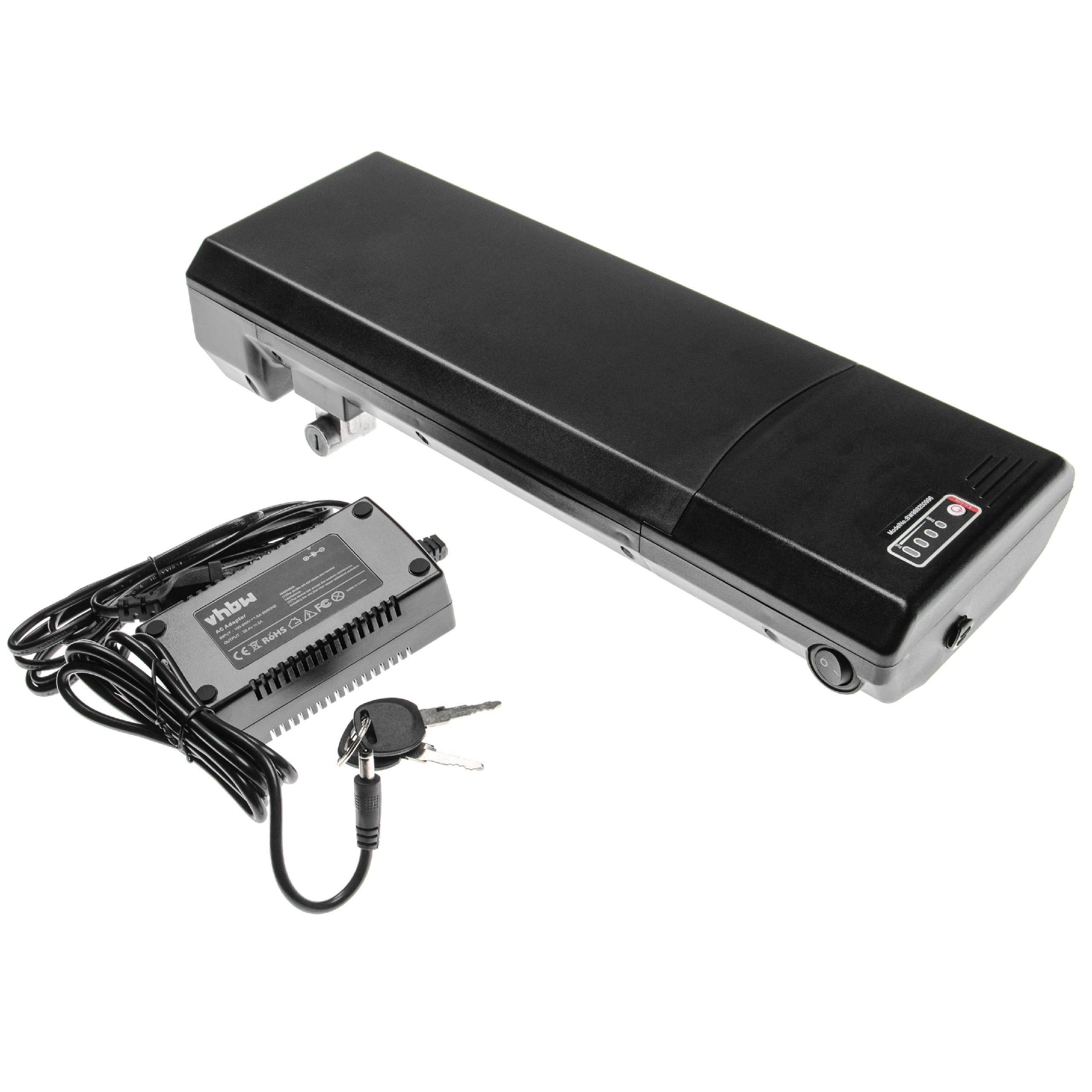 Akumulator bateria bagażnikowa do roweru elektrycznego - 8,8 Ah 24 V Li-Ion + ładowarka