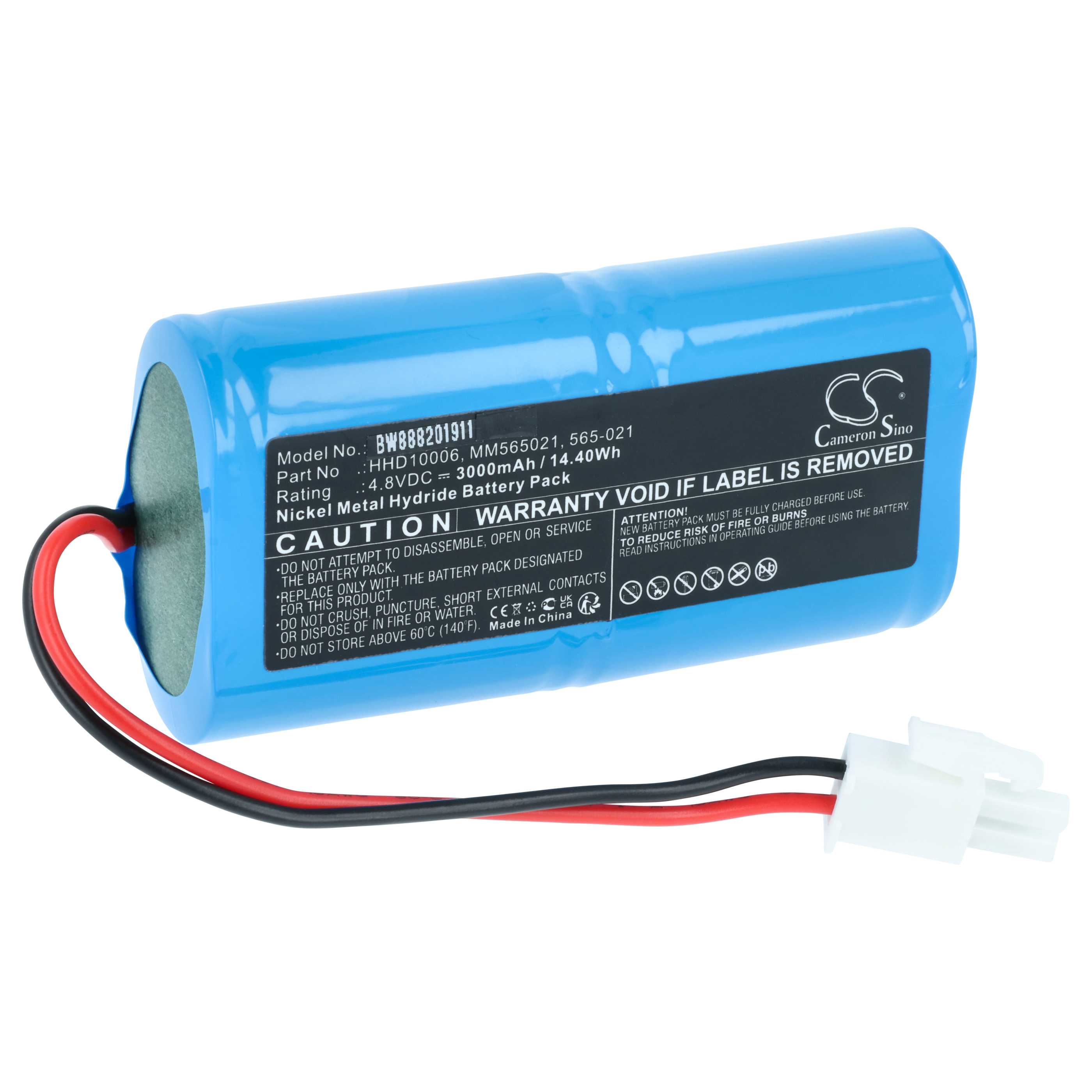 Batería reemplaza Mosquito Magnet 565-021 REV A2, HHD10006 para mosquito magnet (3000 mAh, 4,8 V, NiMH)