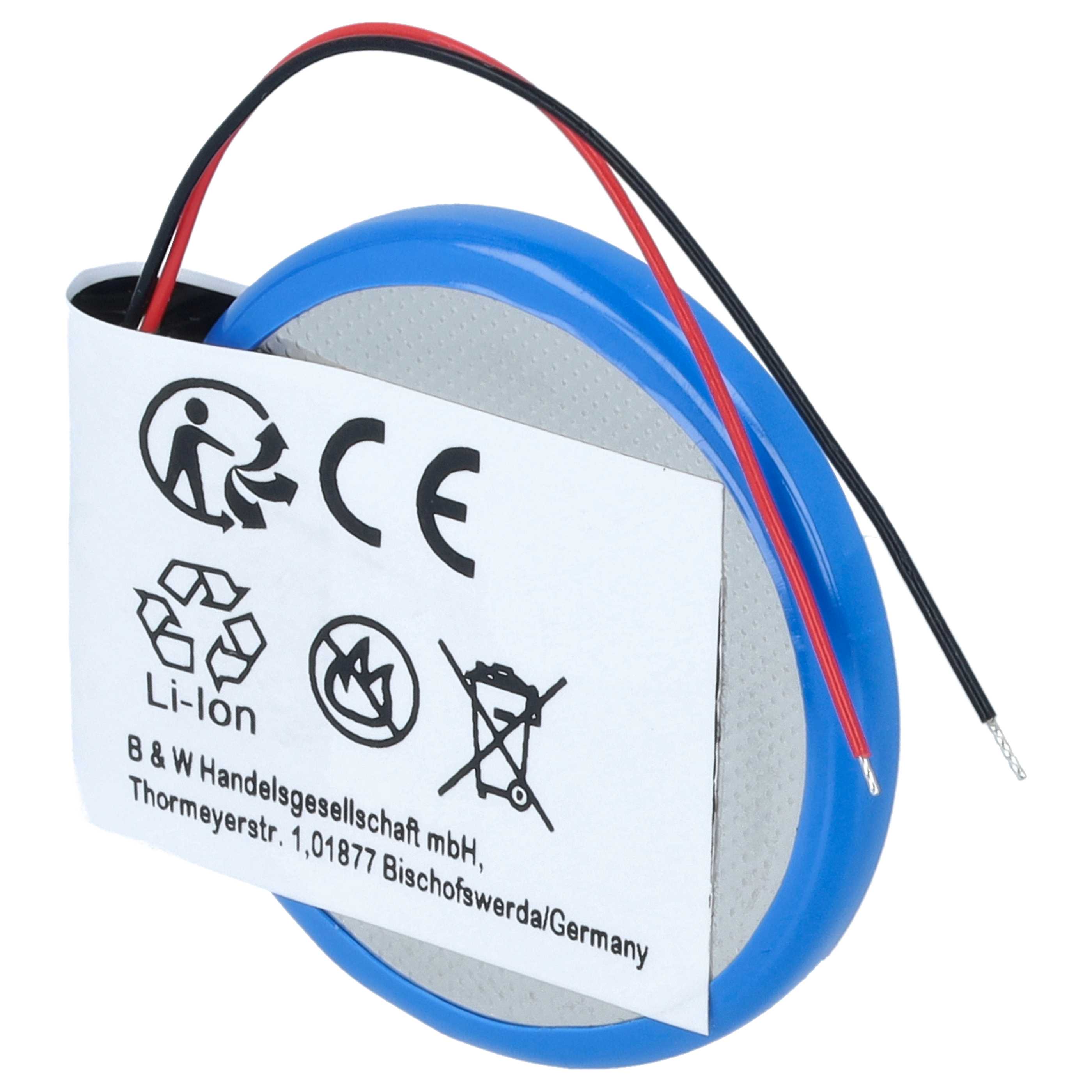 Smartwatch Battery replaces Garmin 361-00047-00, 361-00064-00 - 200 mAh 3.7 V Li-Ion