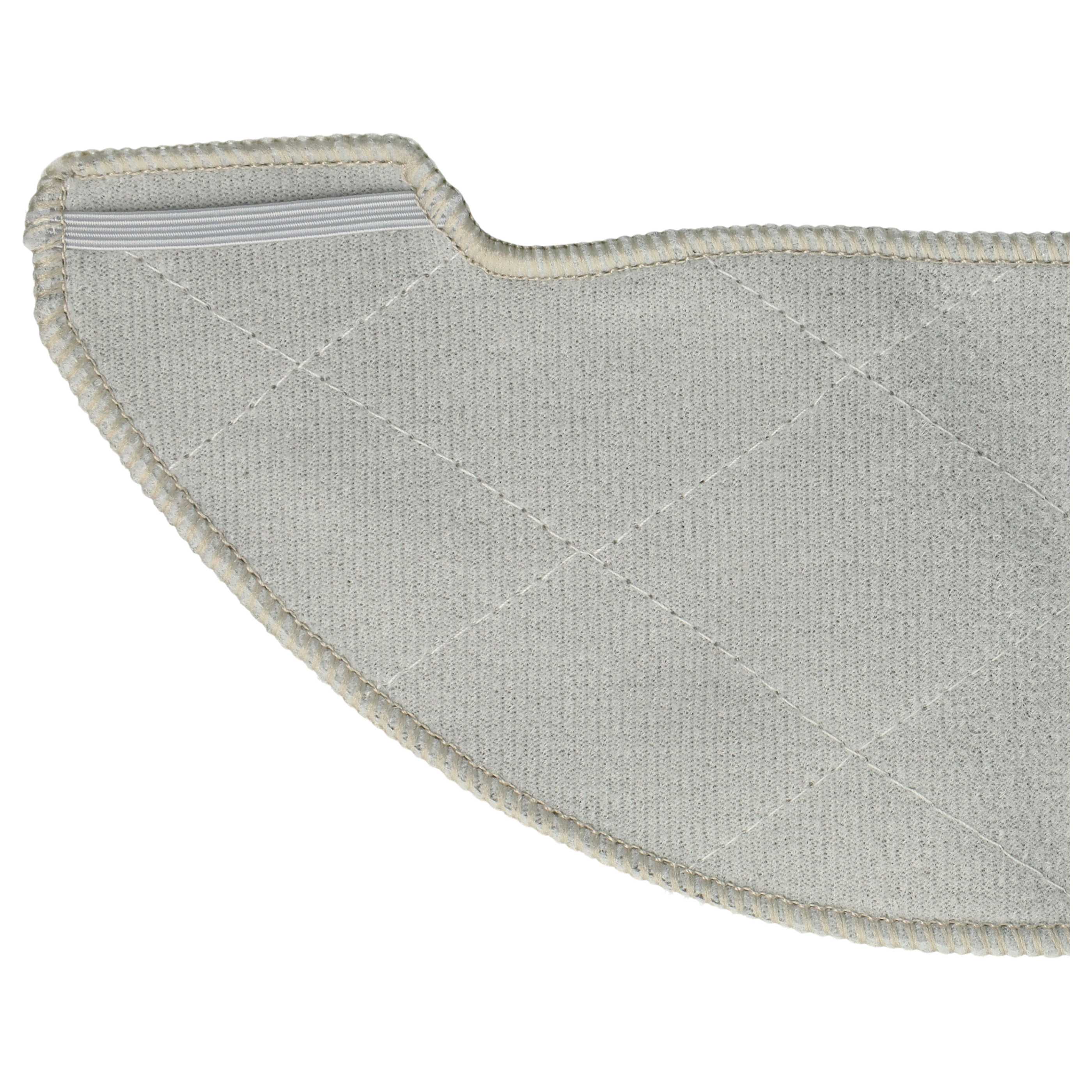 3x Cleaning Cloth suitable for Proscenic 850T Robot Vacuum - microfibre