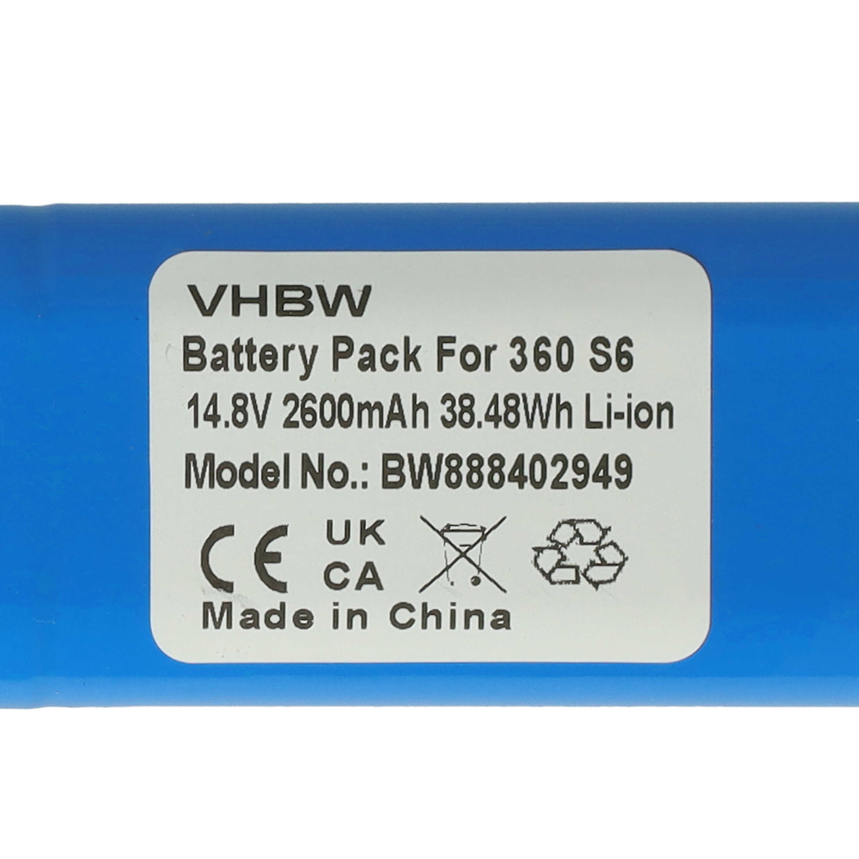 Akumulator do odkurzacza Qihoo 360 S6 - 2600 mAh 14,4 V Li-Ion