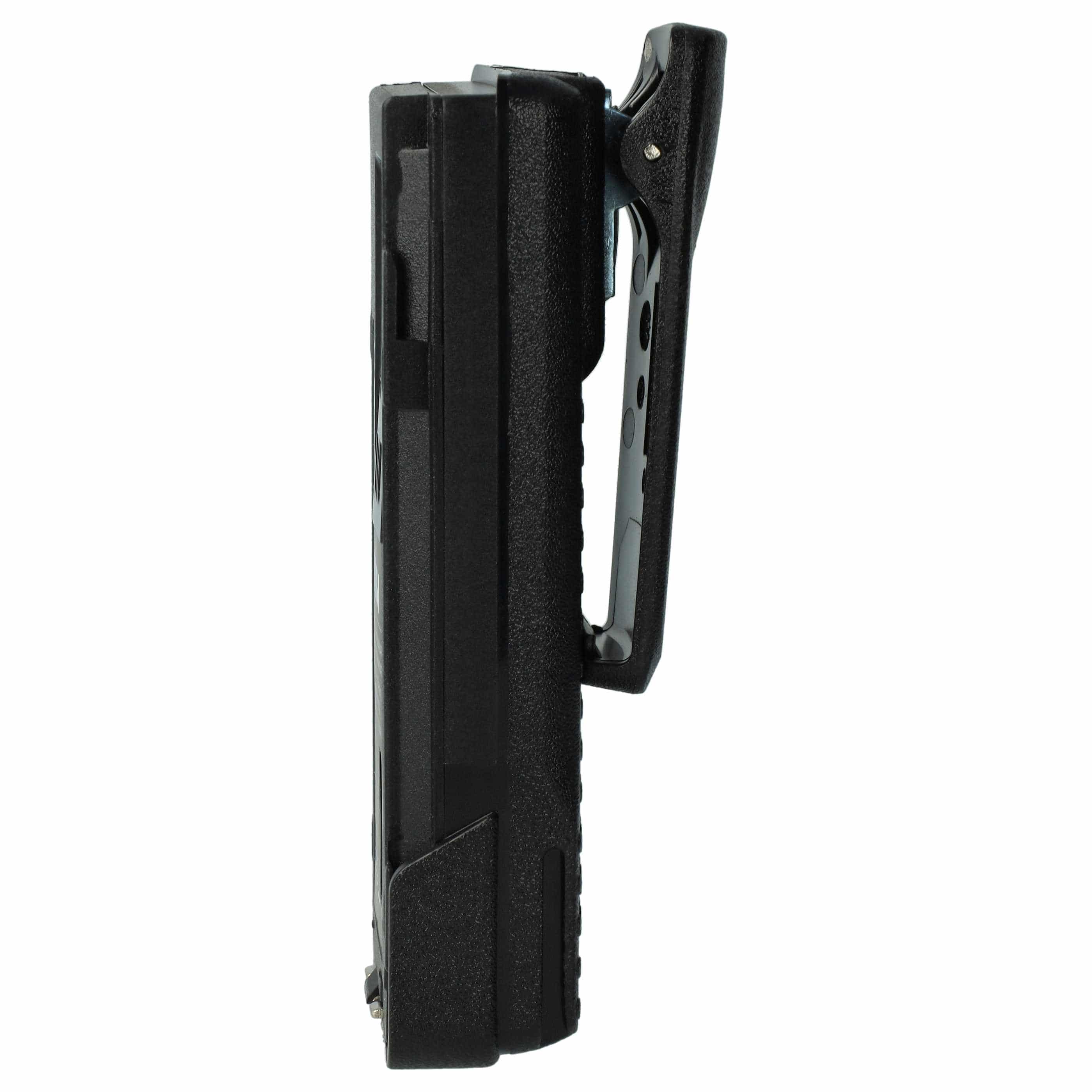 Radio 5x Battery replaces Motorola PMNN4406BR, PMNN4406, PMNN4409 - 2200 mAh 7.4 V Li-Ion + Belt Clip