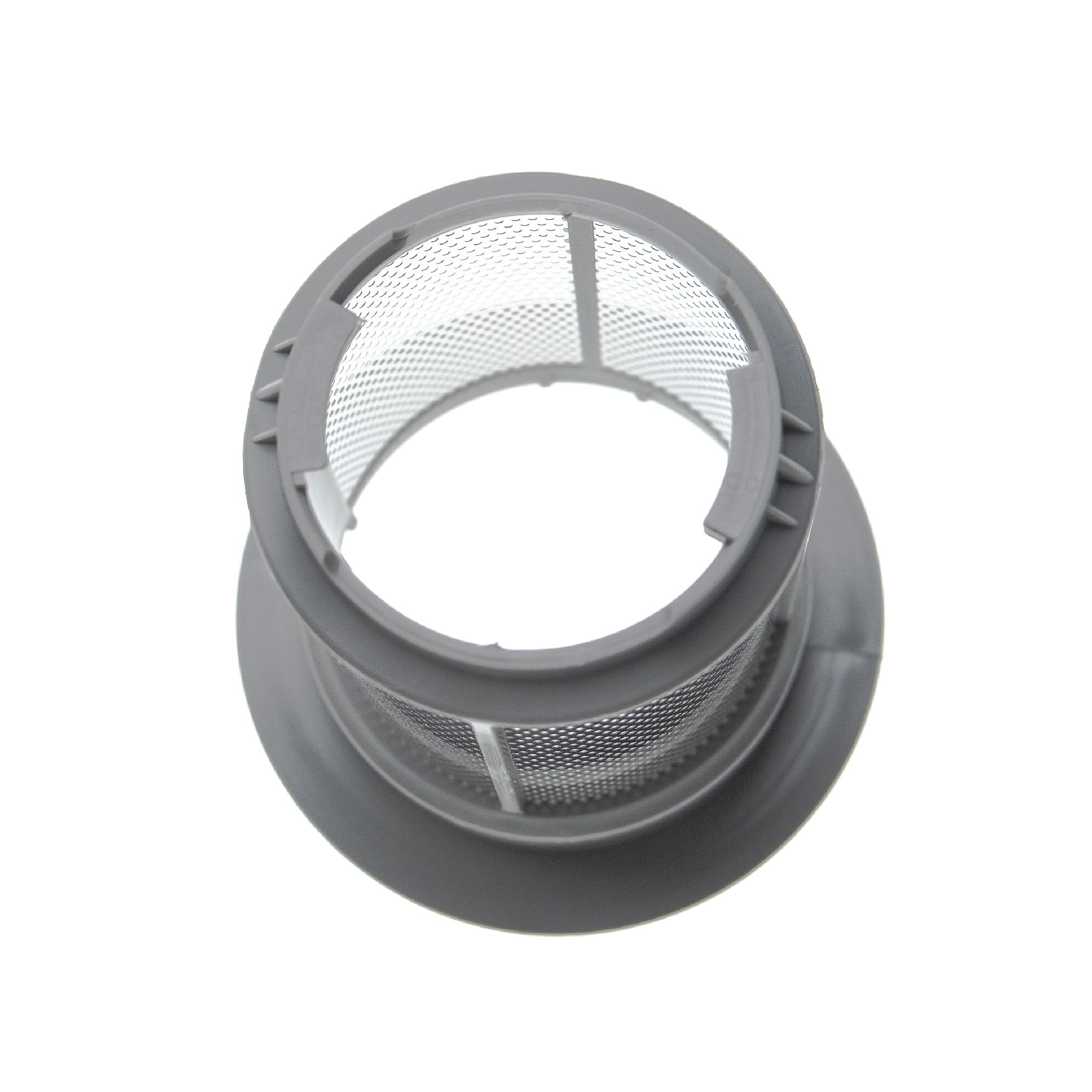 vhbw Mesh Micro-Filter Set (3-Part) Dishwasher - Filter Sieve, 9cm Silver Grey