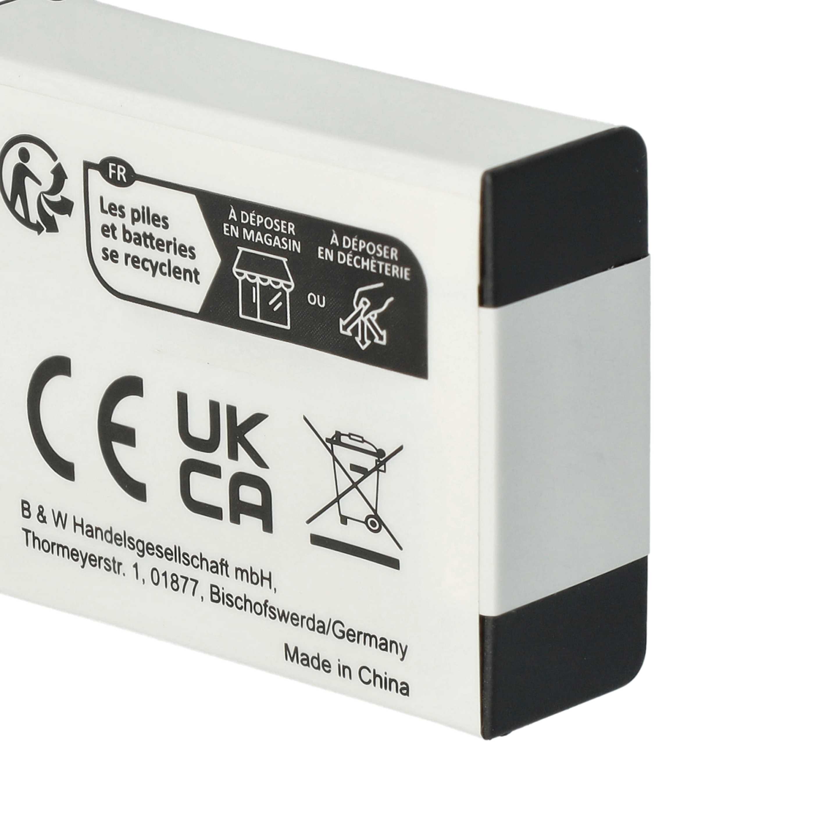 Batterie remplace Toshiba PA3985 pour caméscope - 1300mAh 3,7V Li-ion