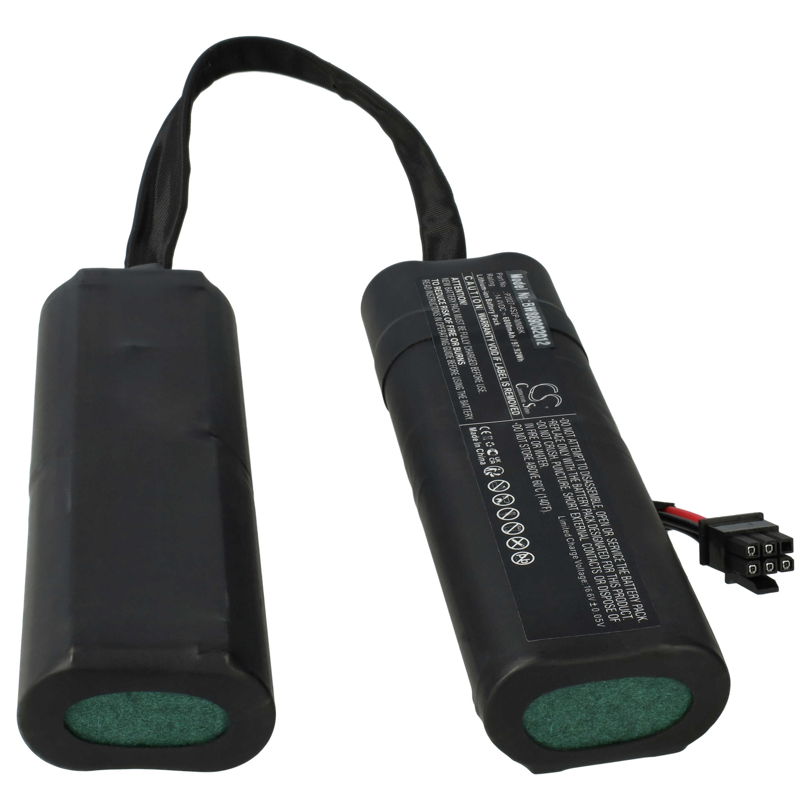 Akumulator do odkurzacza Xiaomi zamiennik Xiaomi P2027-4S2P-MMBK, 754772 - 6800mAh 14,4V Li-Ion