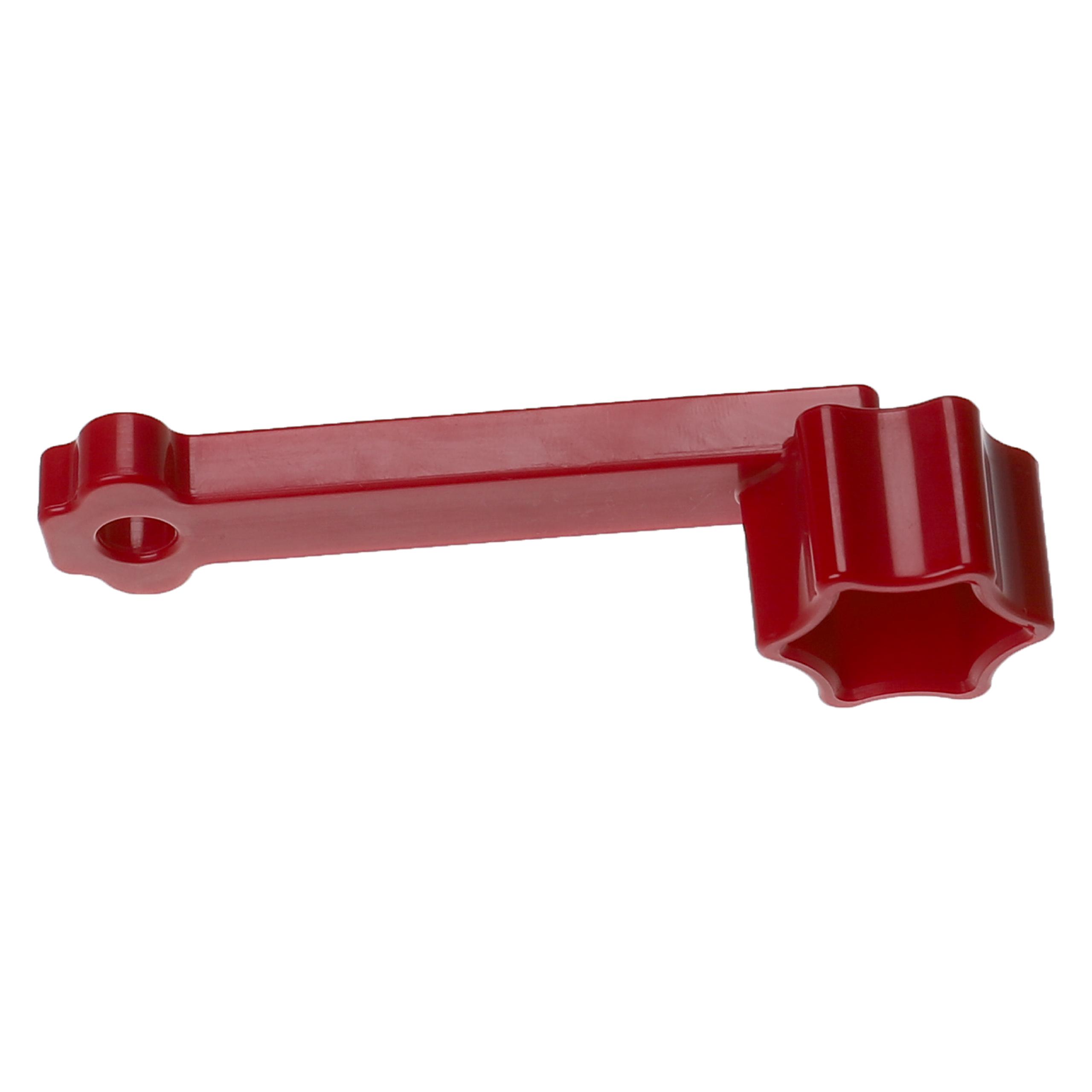 Küchenmaschine-Teiglöser passend für Vorwerk Thermomix TM5, TM6 - Kunststoff Rot