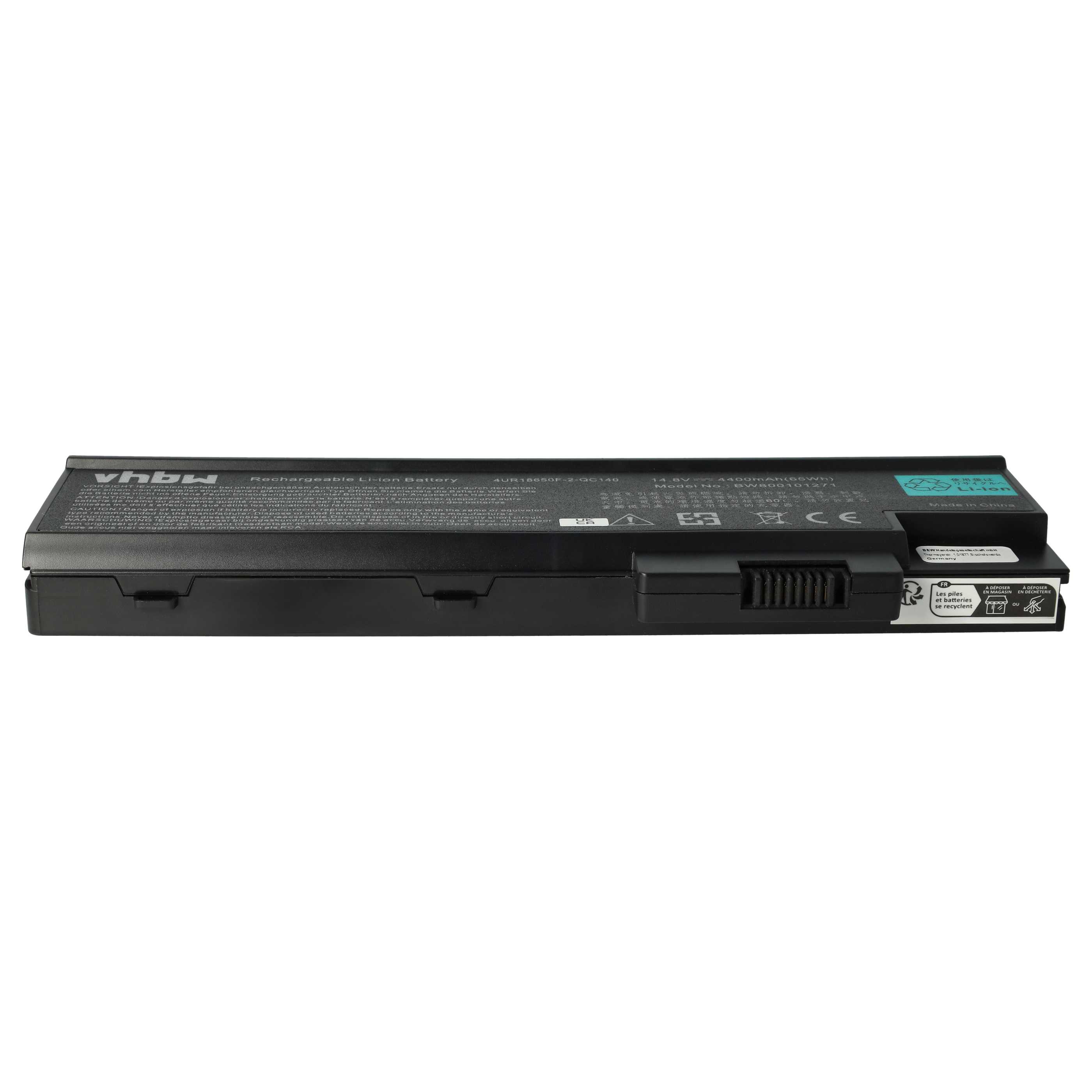Akumulator do laptopa zamiennik Acer BT.5003.002, 916-2990, 916-3020 - 4400 mAh 14,8 V Li-Ion, czarny