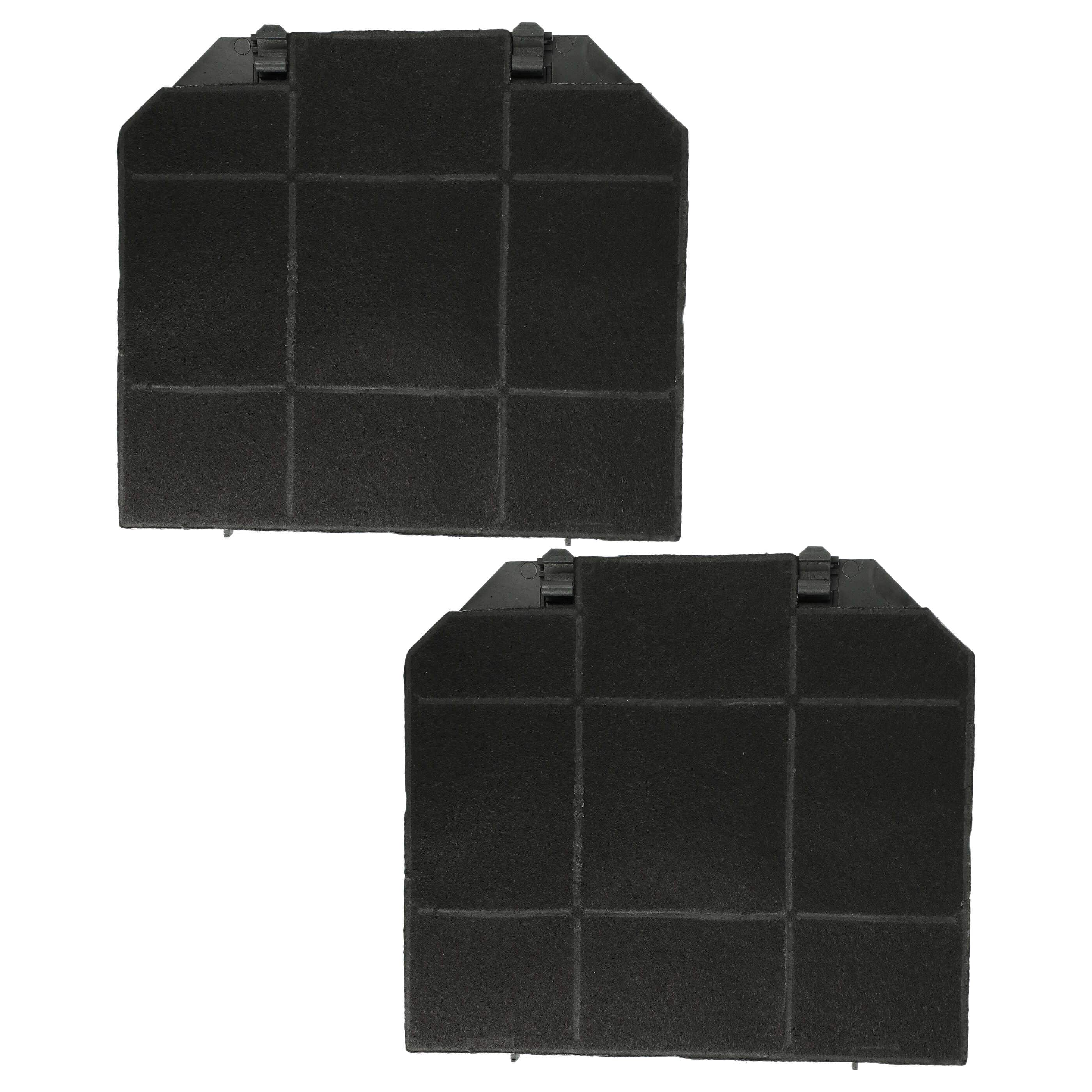 2x Filtres à charbon actif remplace AEG EFF72 pour hotte Neff