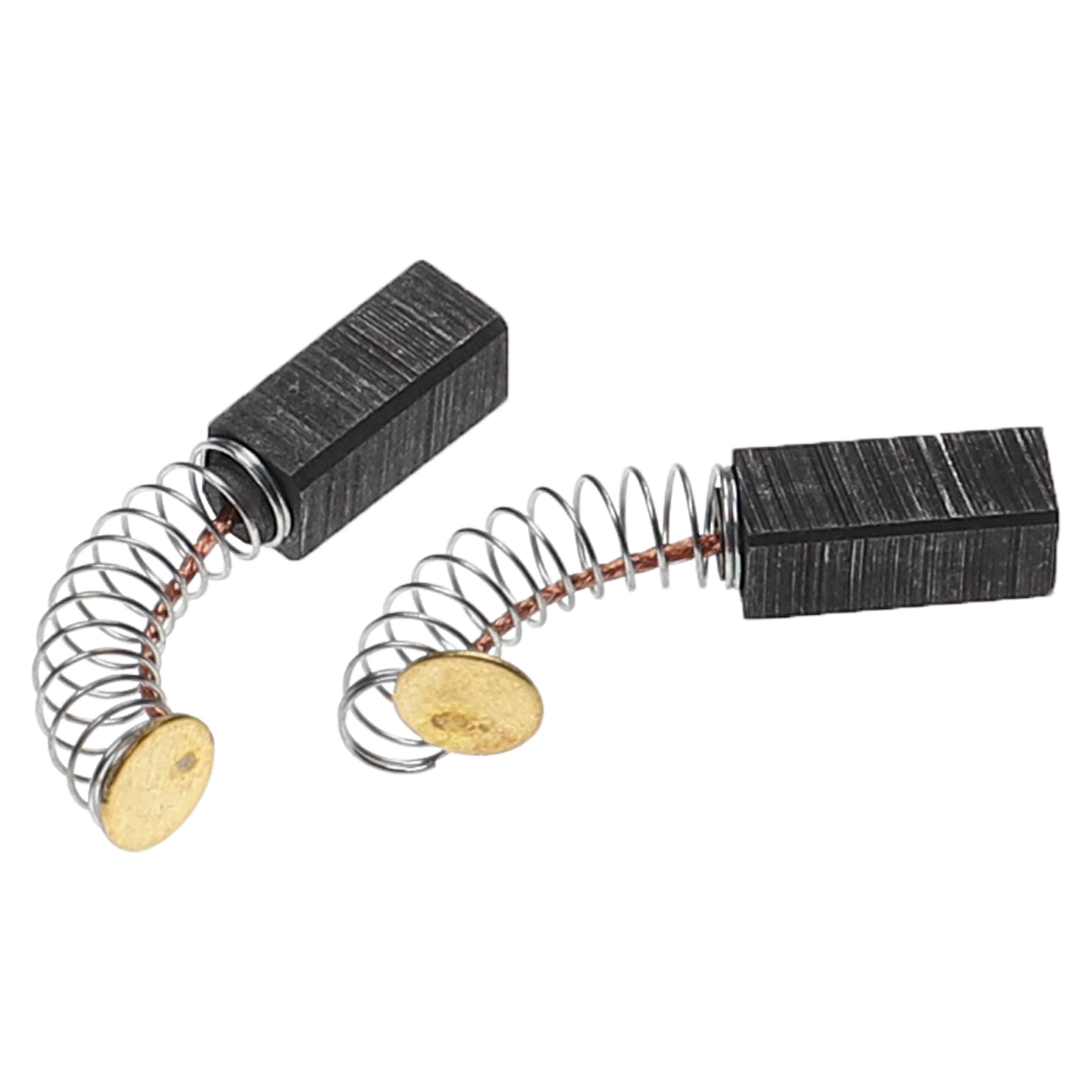 2x Carbon Brush as Replacement for Bosch 2.604.321.904 Electric Power Tools + Spring, 6.3 x 6.3 x 15.5mm