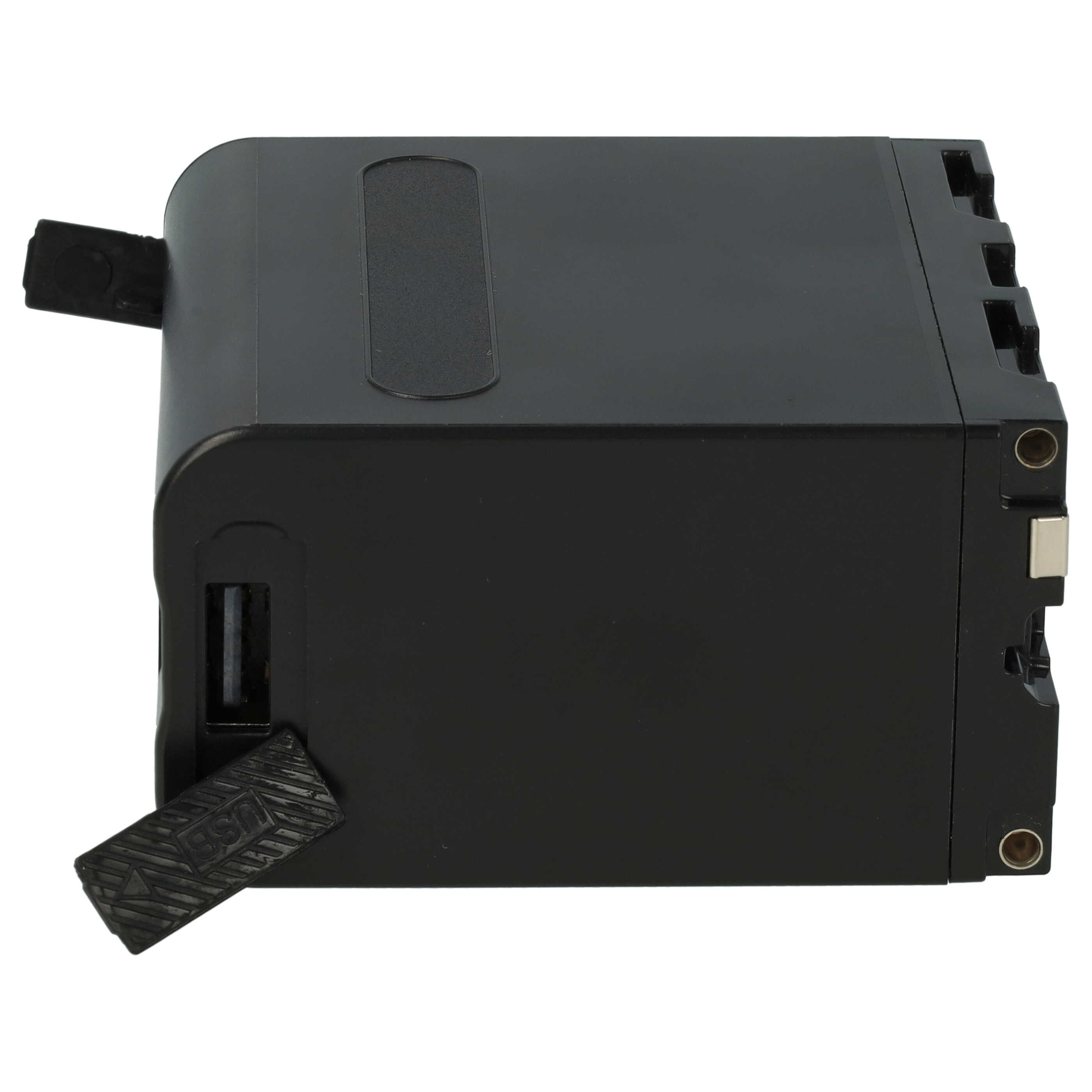 Kamera-Akku als Ersatz für Sony NP-F970, NP-F960, NP-F950, NP-F930 - 7800mAh 7,4V Li-Ion, mit USB-C Buchse