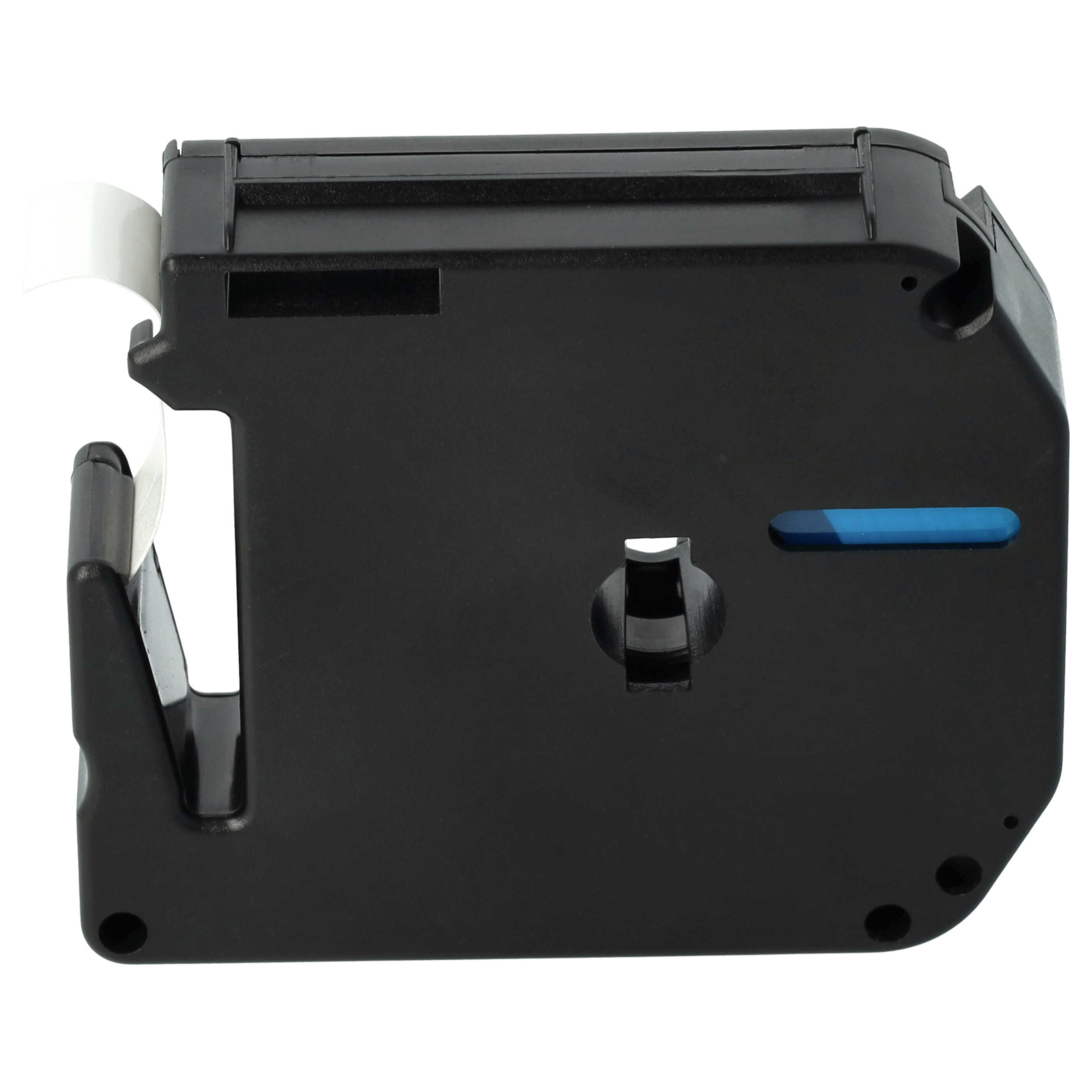 50x Label Tape replaces Brother M-K231 - 12 mm Black to White