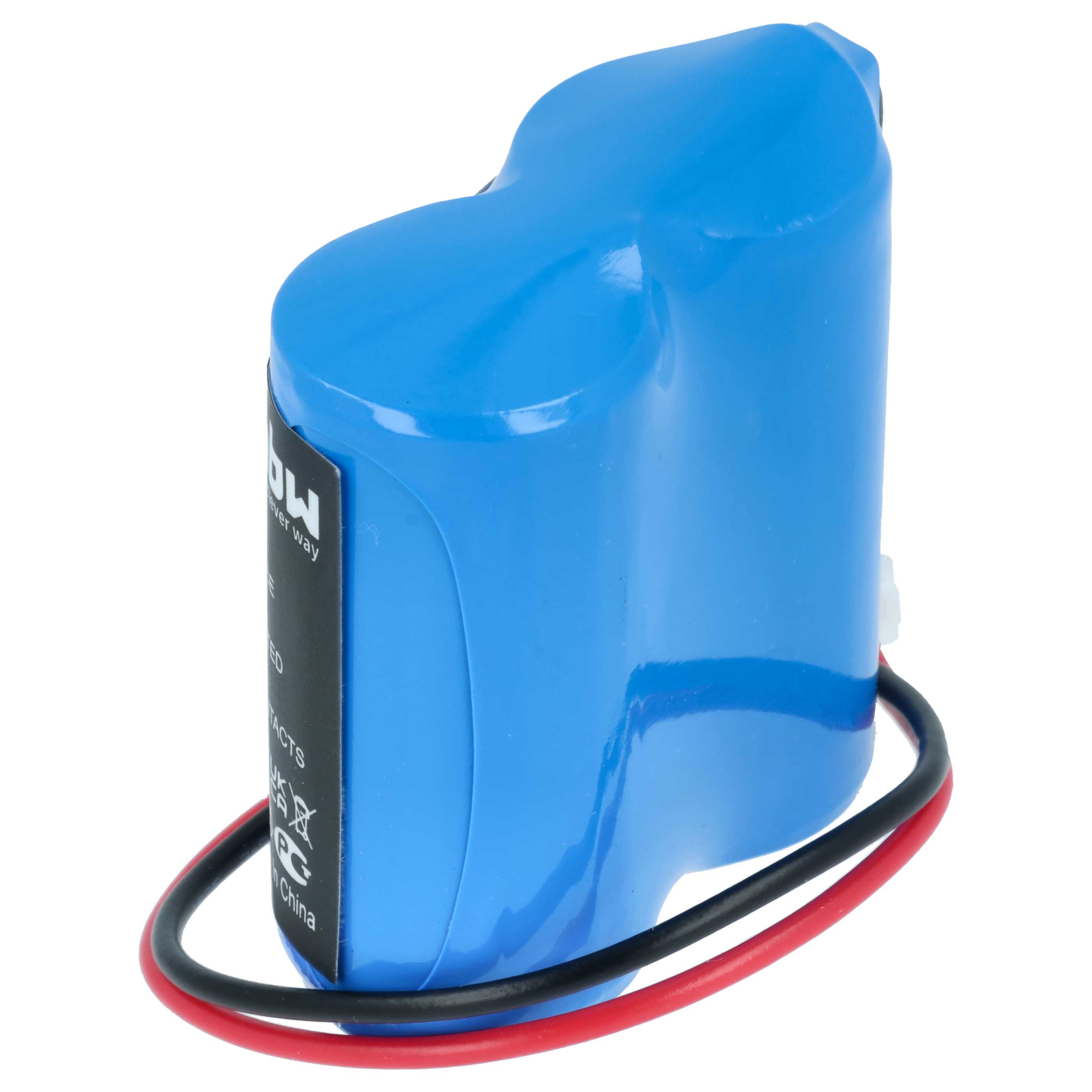 Batería reemplaza Visonic 103-302915, 103-302891 para detector con sensor PIR (1350 mAh, 6 V, Li-MnO2)