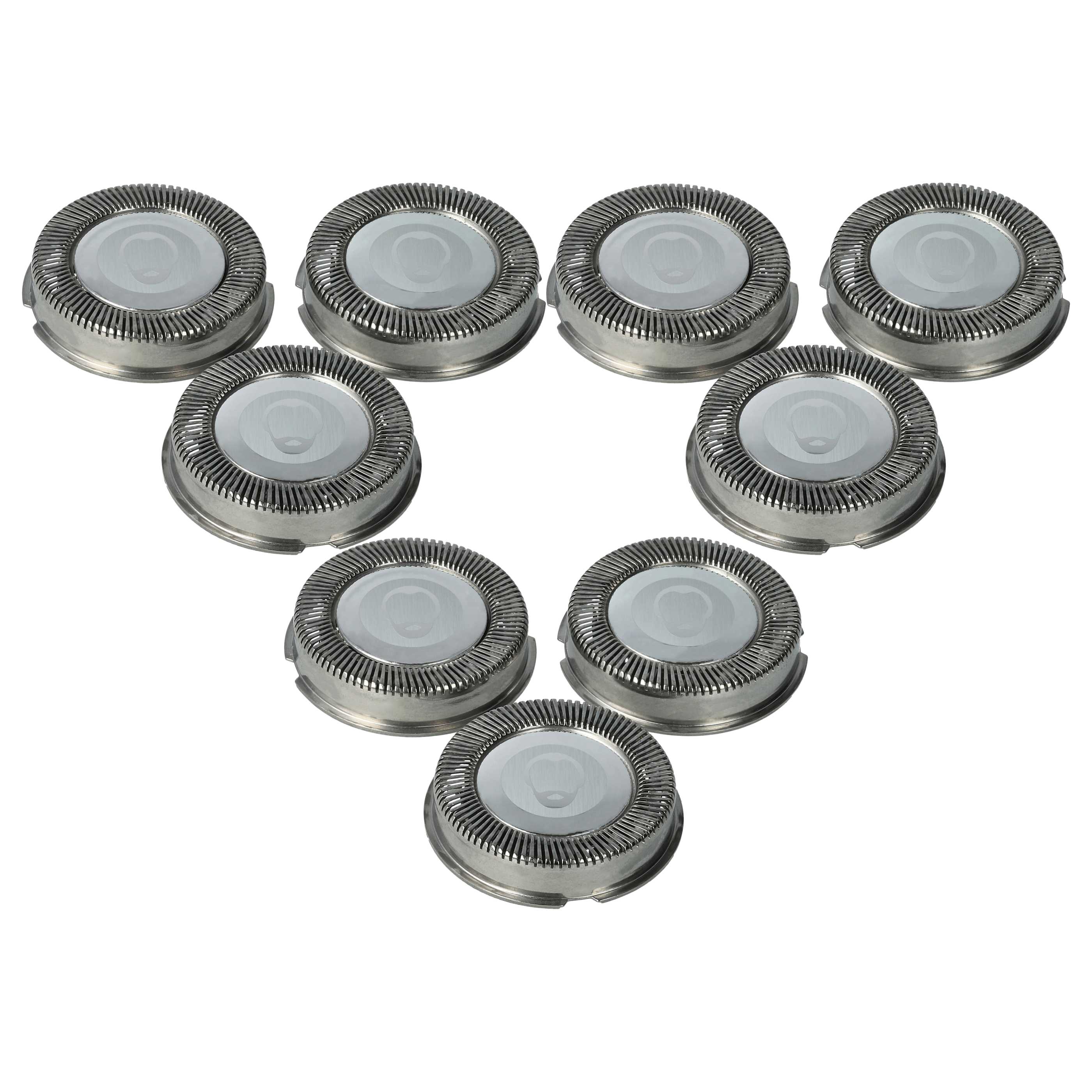 9x cabezales reemplaza Philips HQ4 para afeitadoras Philips - plata