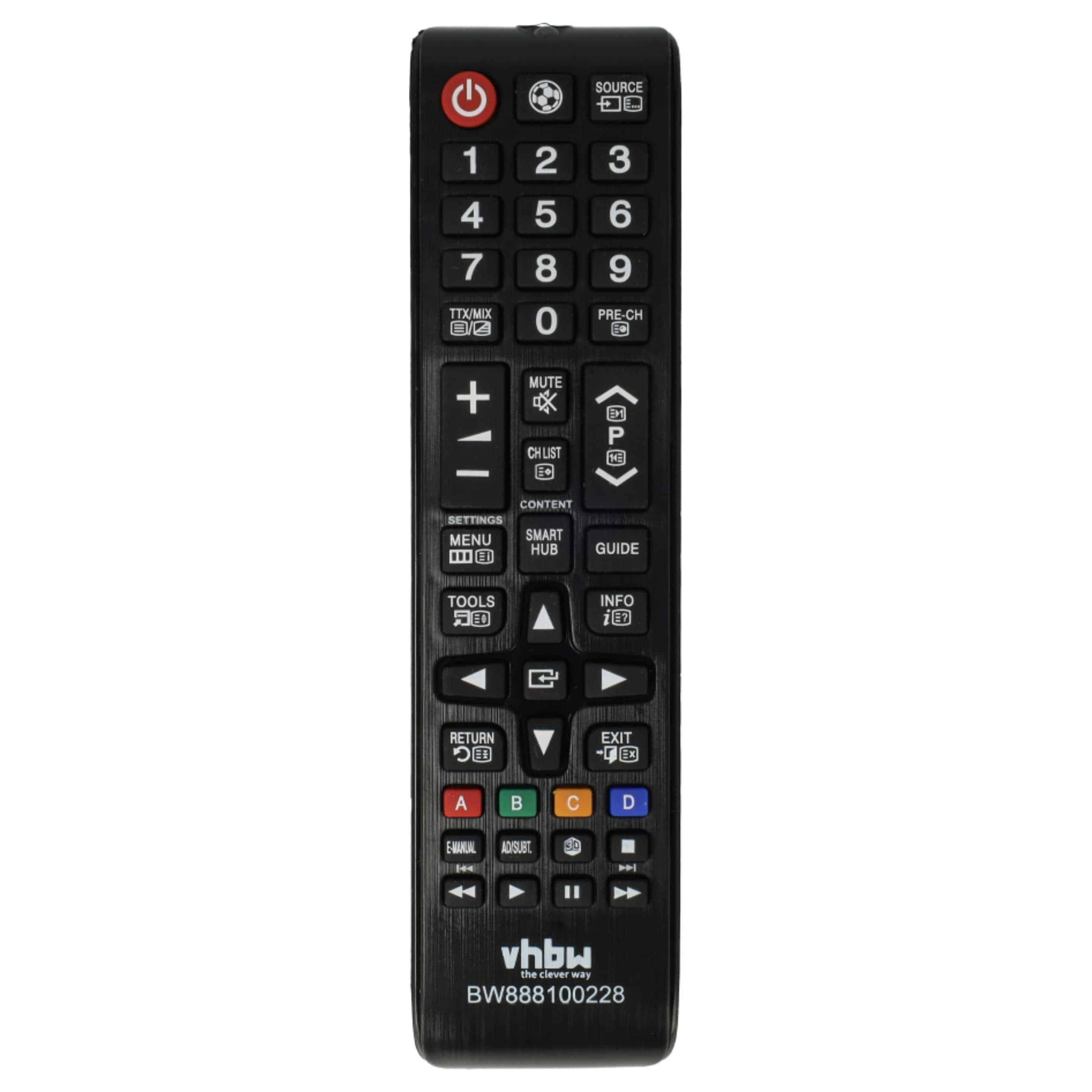 Remote Control replaces Samsung BN59-01199K, BN59-01199F for Samsung TV