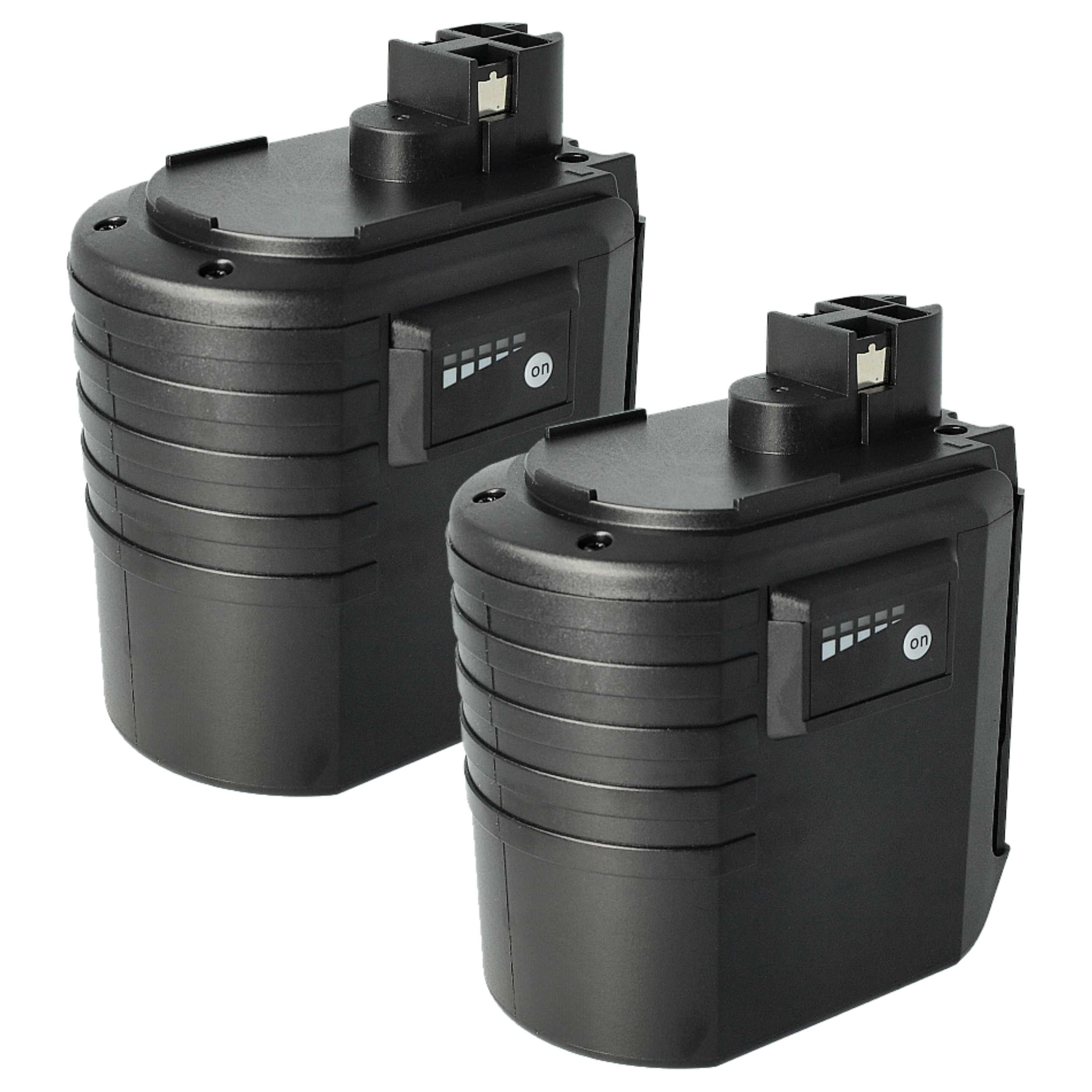Batterie (2 pcs.) remplace Bosch 2 607 335 082, 1617334082, 2607335082 outil électrique Bosch - 3Ah 24V NiMH