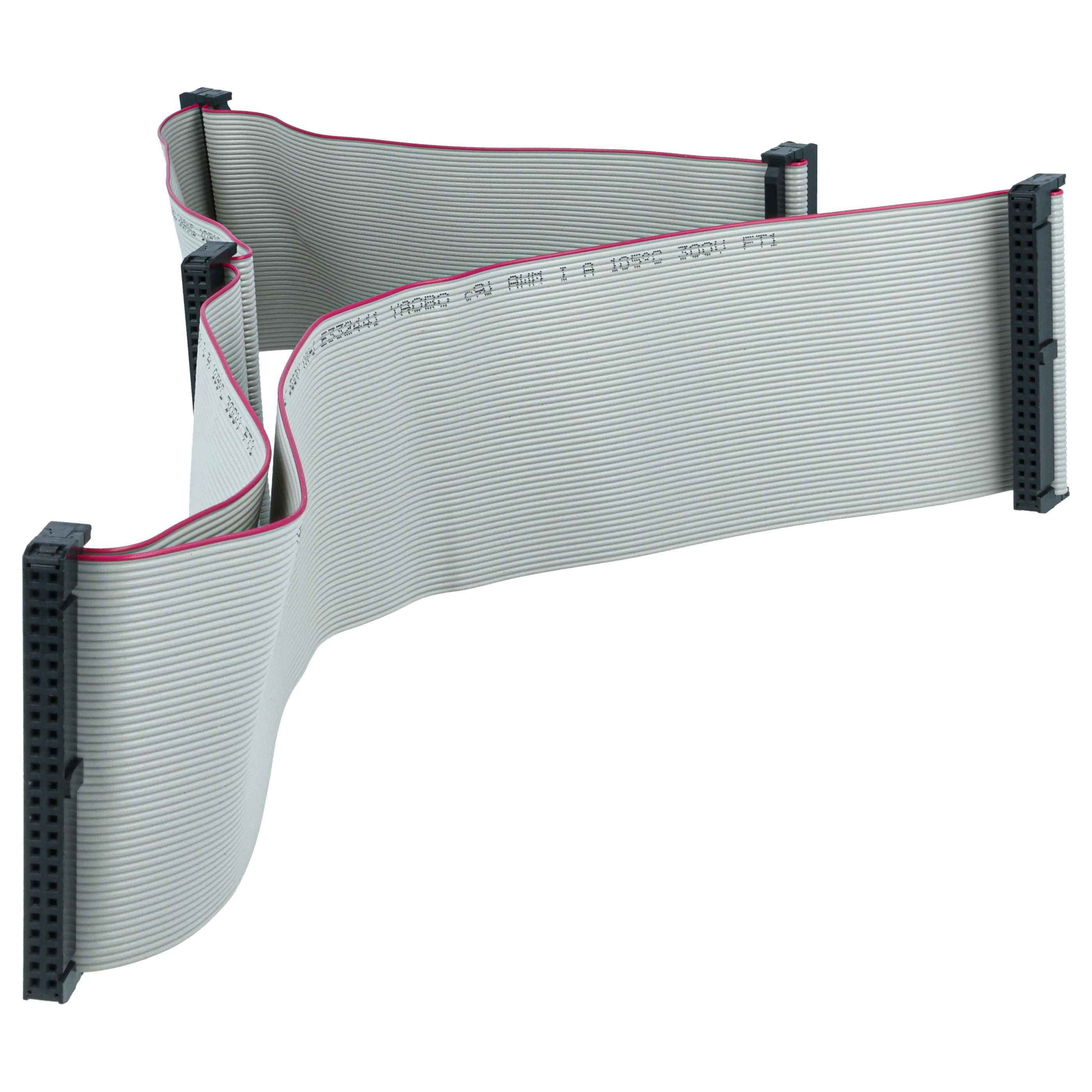 SCSI Flat Ribbon Cable for Indoor Installation of 5 SCSI Devices - 50 Pin, 75 cm