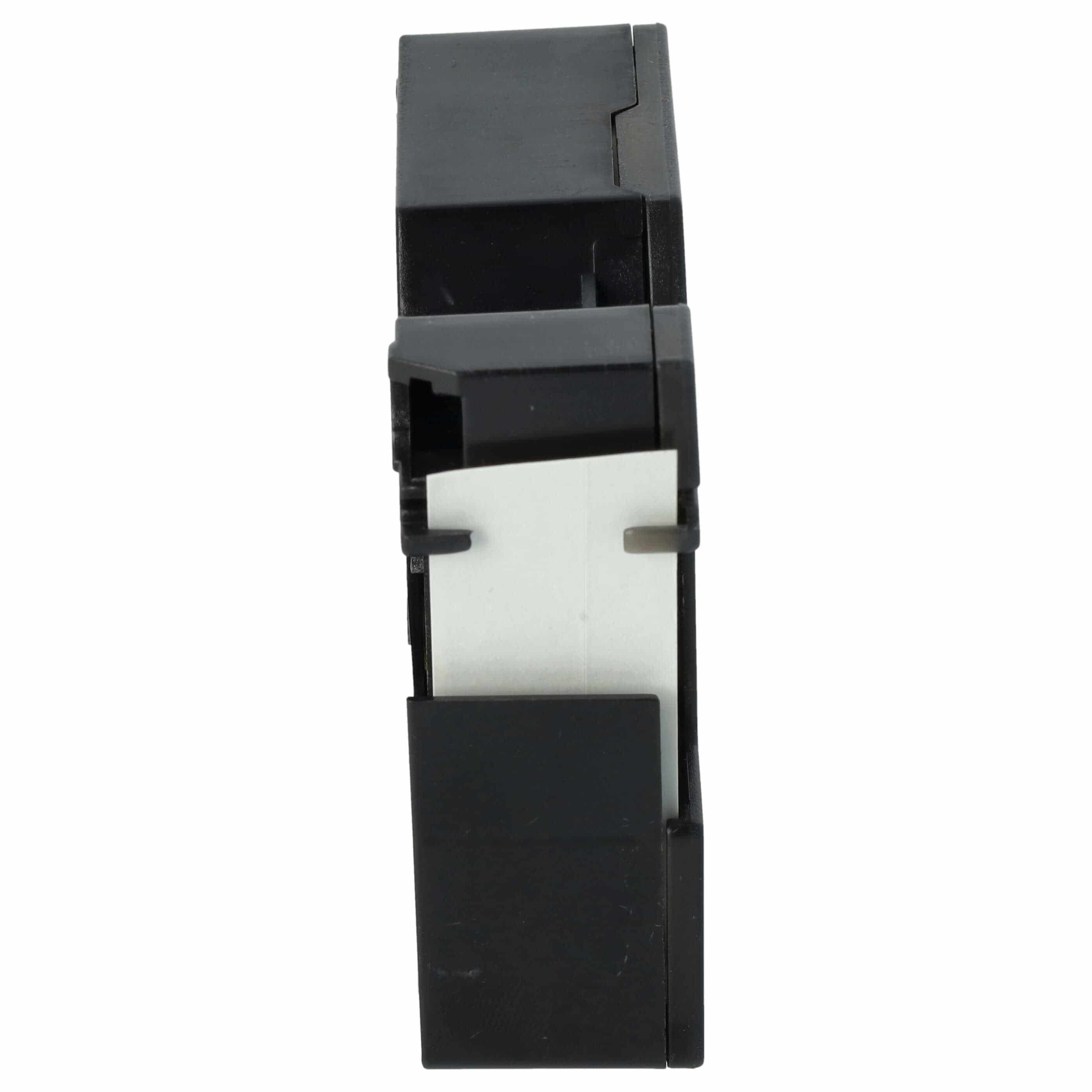 50x Label Tape replaces Dymo 45803, D1, S0720830 - 19 mm Black to White