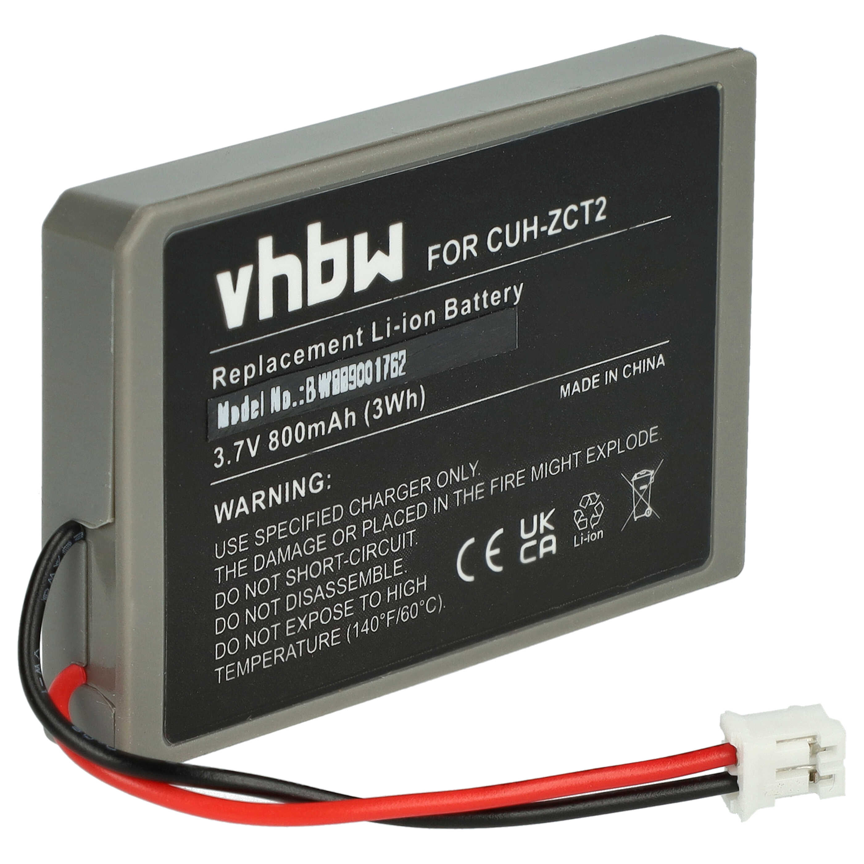 Gamer Joypad Battery replaces Sony KCR1410, LIP1522 - 800 mAh 3.7 V Li-Ion
