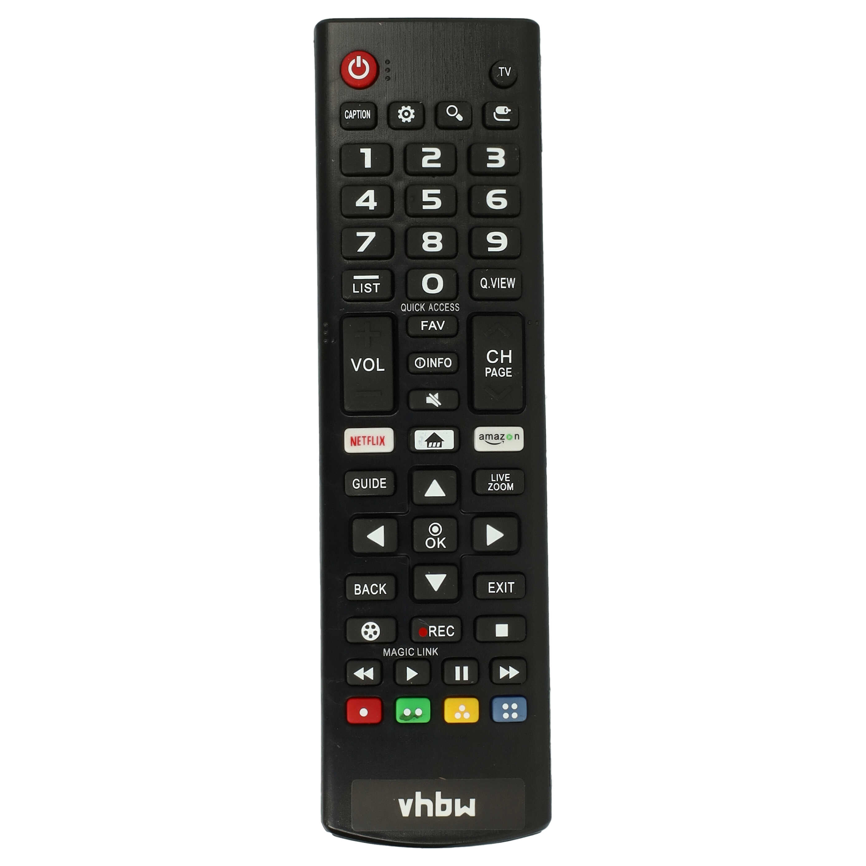 Remote Control replaces LG AKB75095315 for LG TV