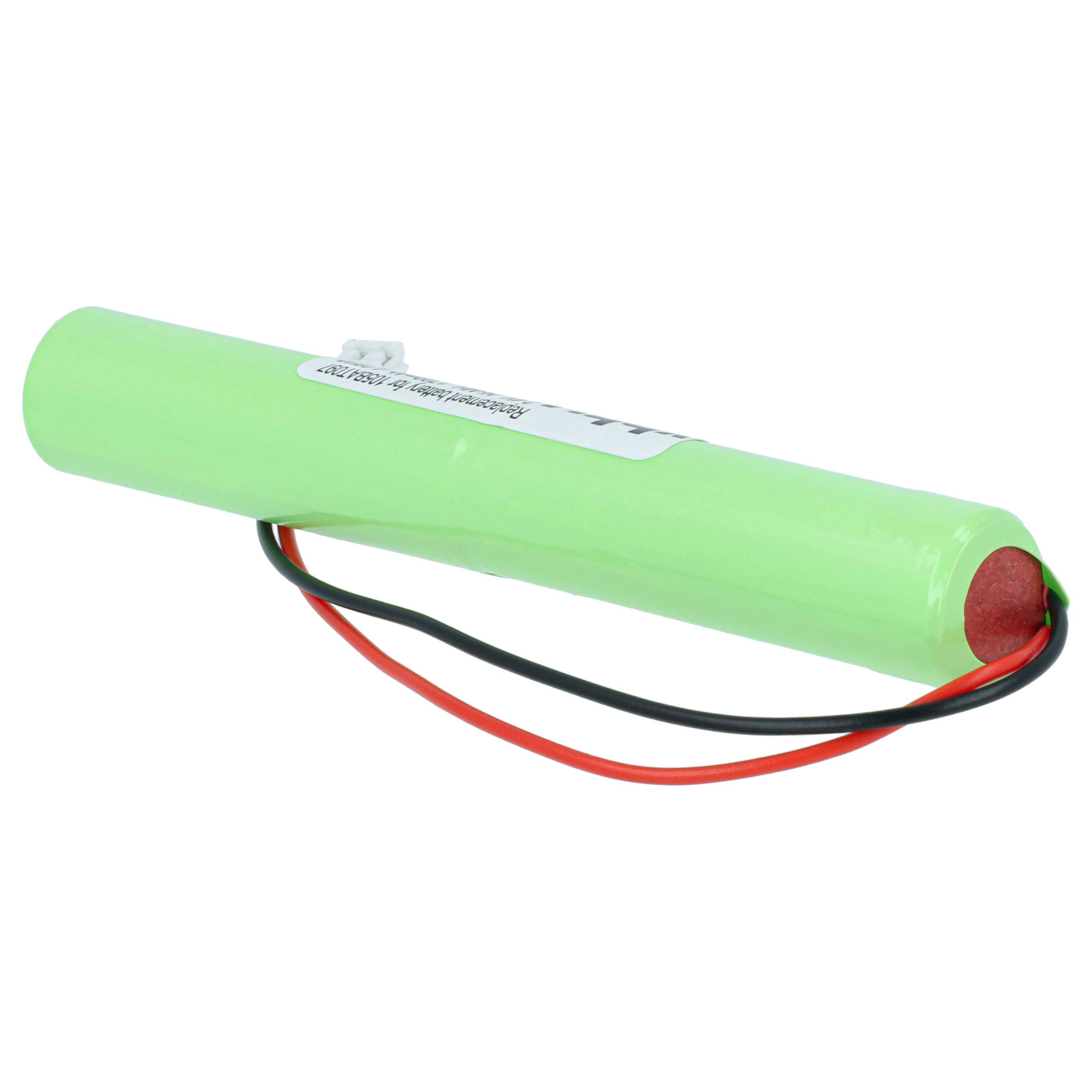 Emergency Light Battery replaces Kaufel 105BAT091 (Ni-Cd), 105BAT097 - 1700 mAh 2.4 V NiMH + cable