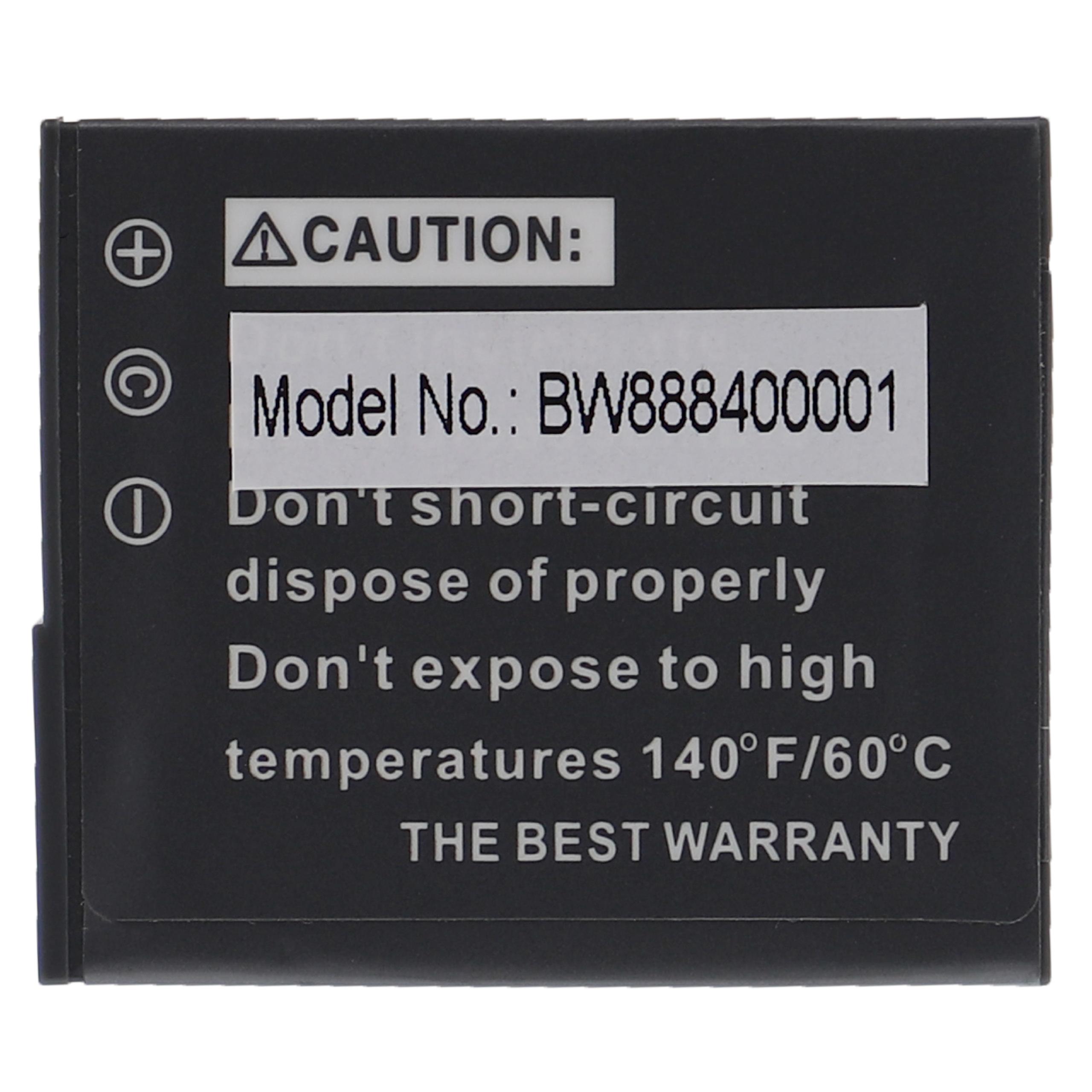 Batterie remplace Sony NP-BG1, NP-FG1 pour appareil photo - 1020mAh 3,6V Li-ion