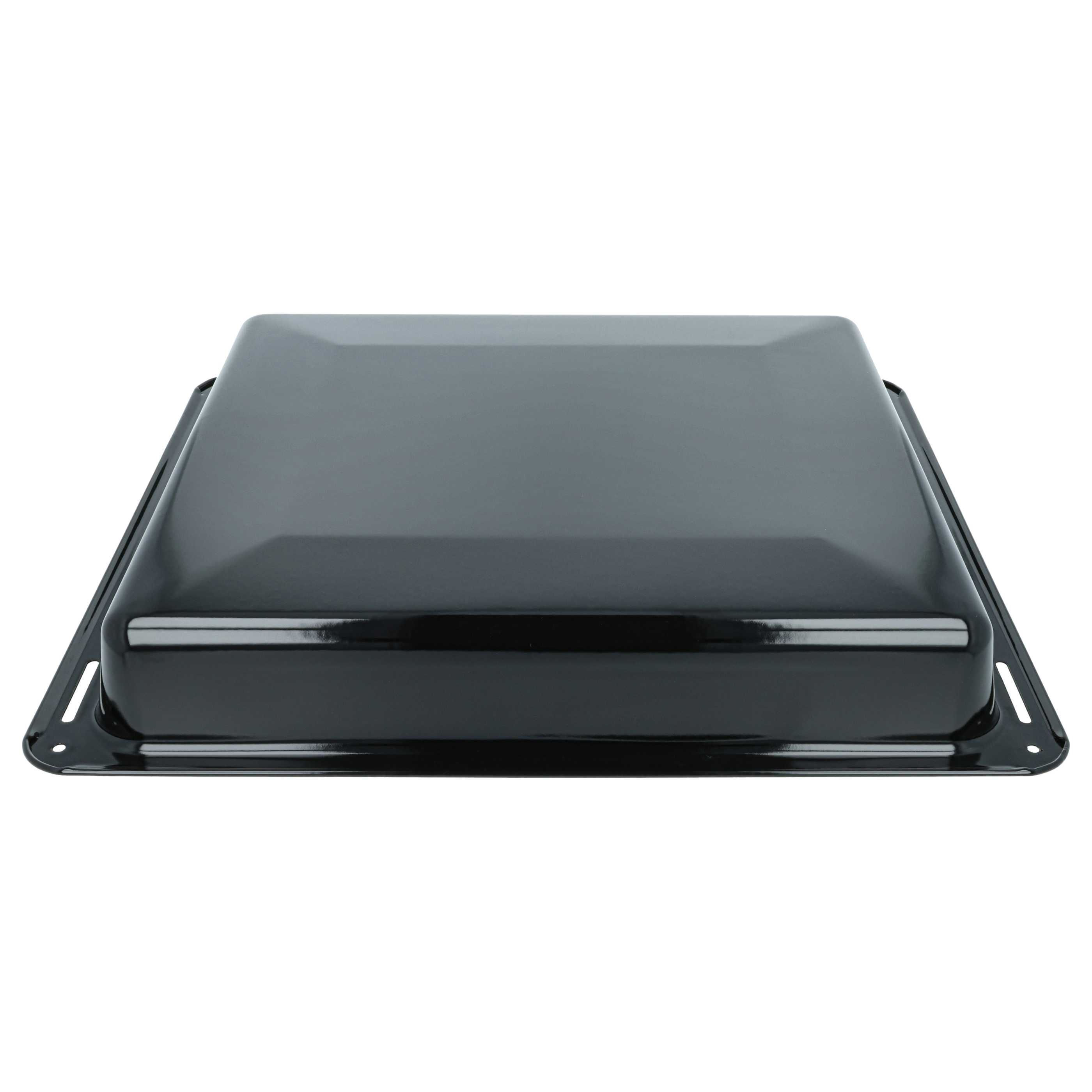 Leccarda universale sostituisce AEG 3423981020 per forni Zanussi - 42,2 x 37,5 x 6 cm, antiaderente nero