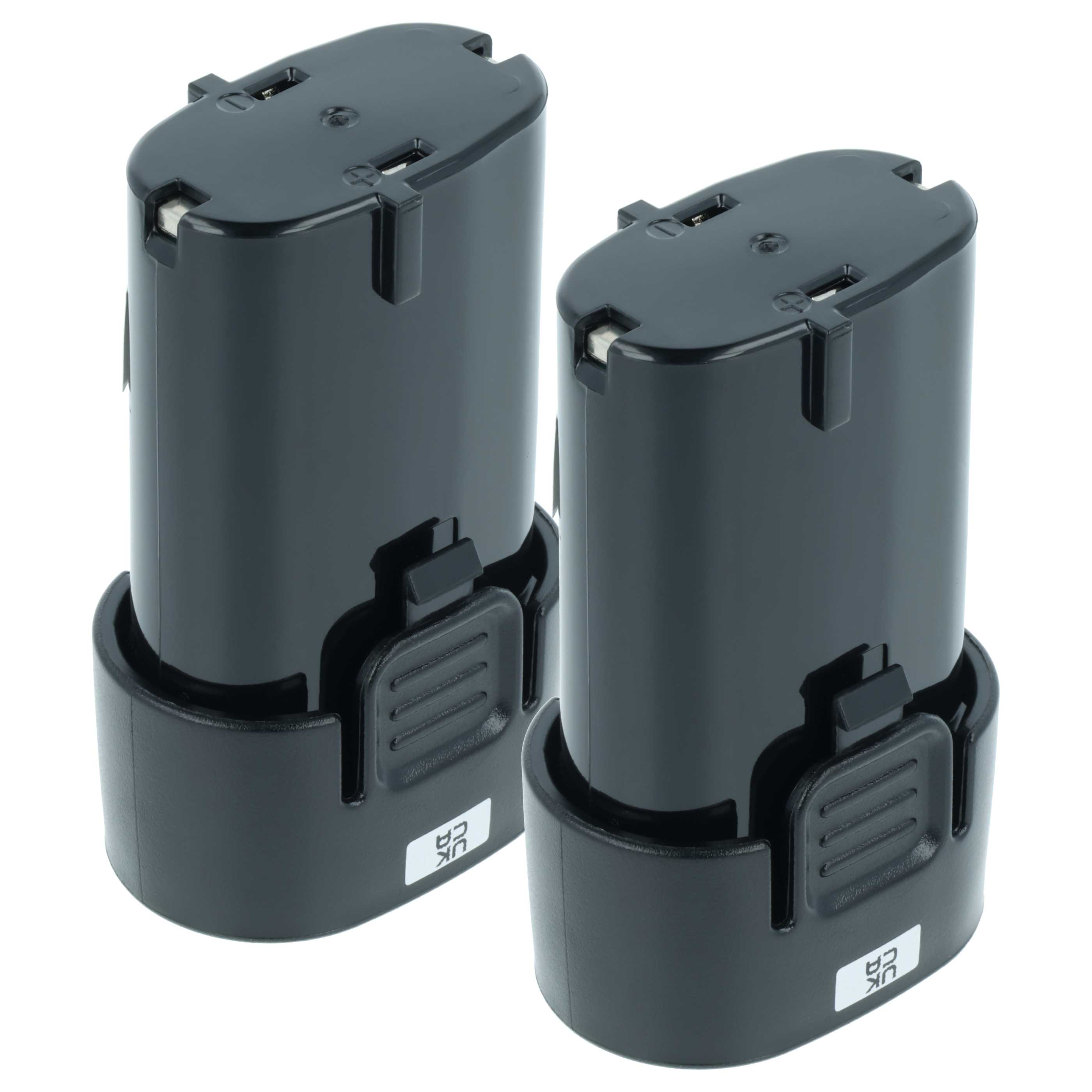 2x Battery replaces Makita BL7010, 194356-2, 194355-4 Electric Power Tool - 2000 mAh, 7.2 V, Li-Ion