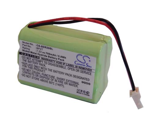 Batterie remplace Dogtra BP2T, BPRR pour collier de dressage de chien - 700mAh 7,2V NiMH