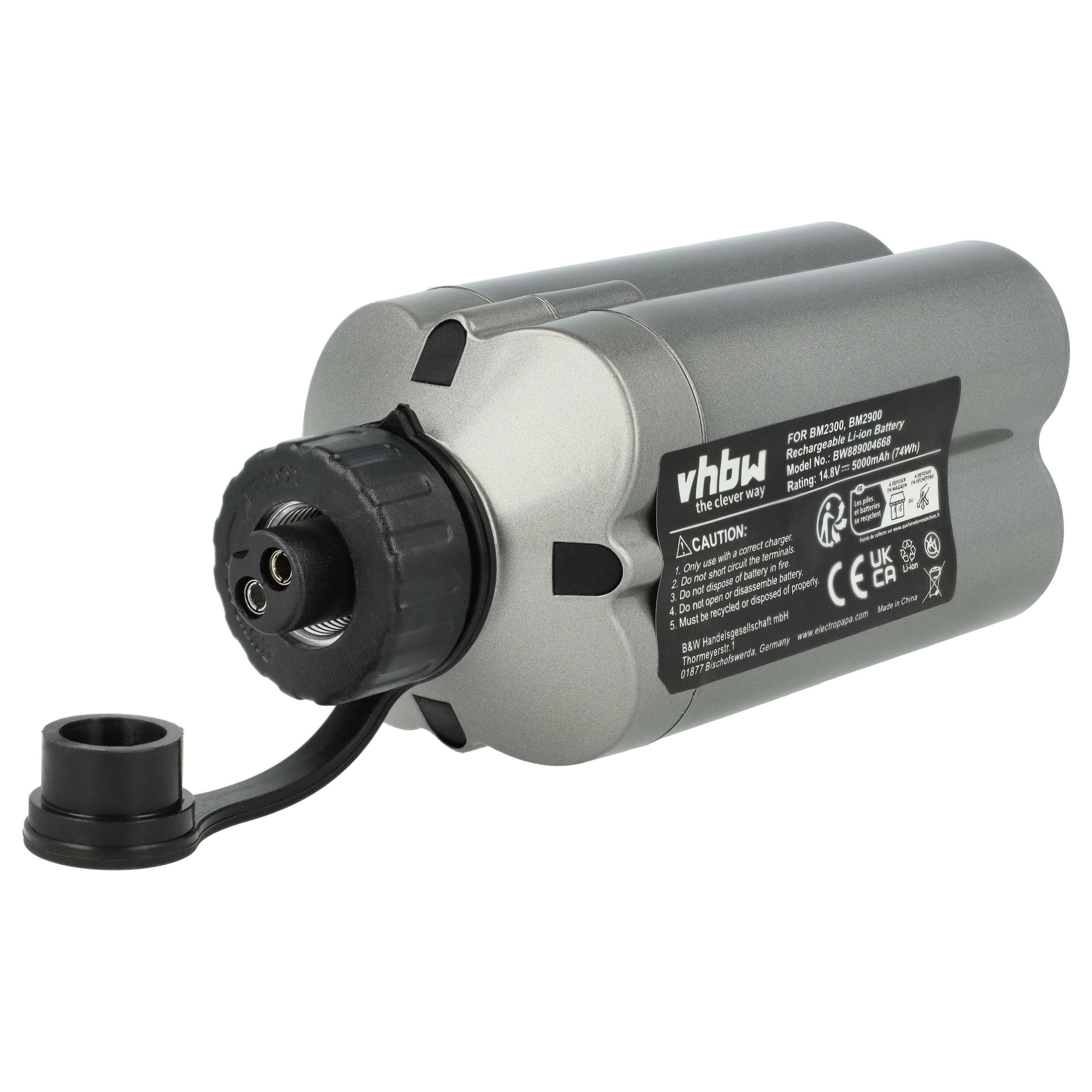 Angelrolle-Akku als Ersatz für Daiwa BM2500, BM2300, BM2900, BM2600 für Daiwa - 5000mAh 14,8V Li-Ion