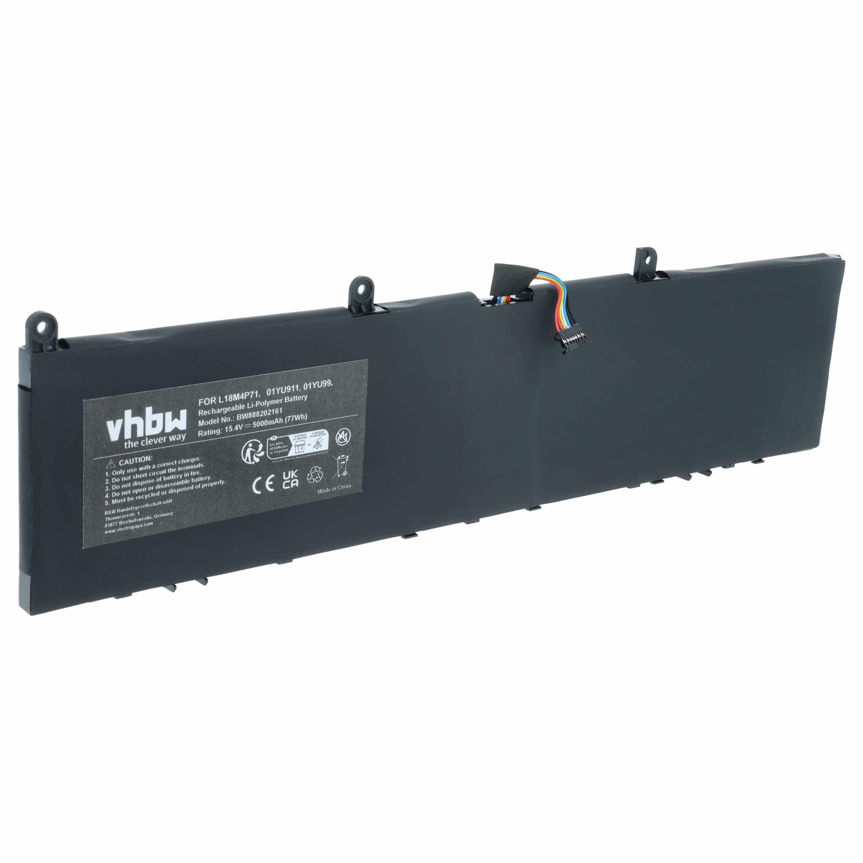 Akumulator do laptopa zamiennik Lenovo L18M4P71, 5B10W13900, 01YU99, 01YU911 - 5000 mAh 15,4 V LiPo