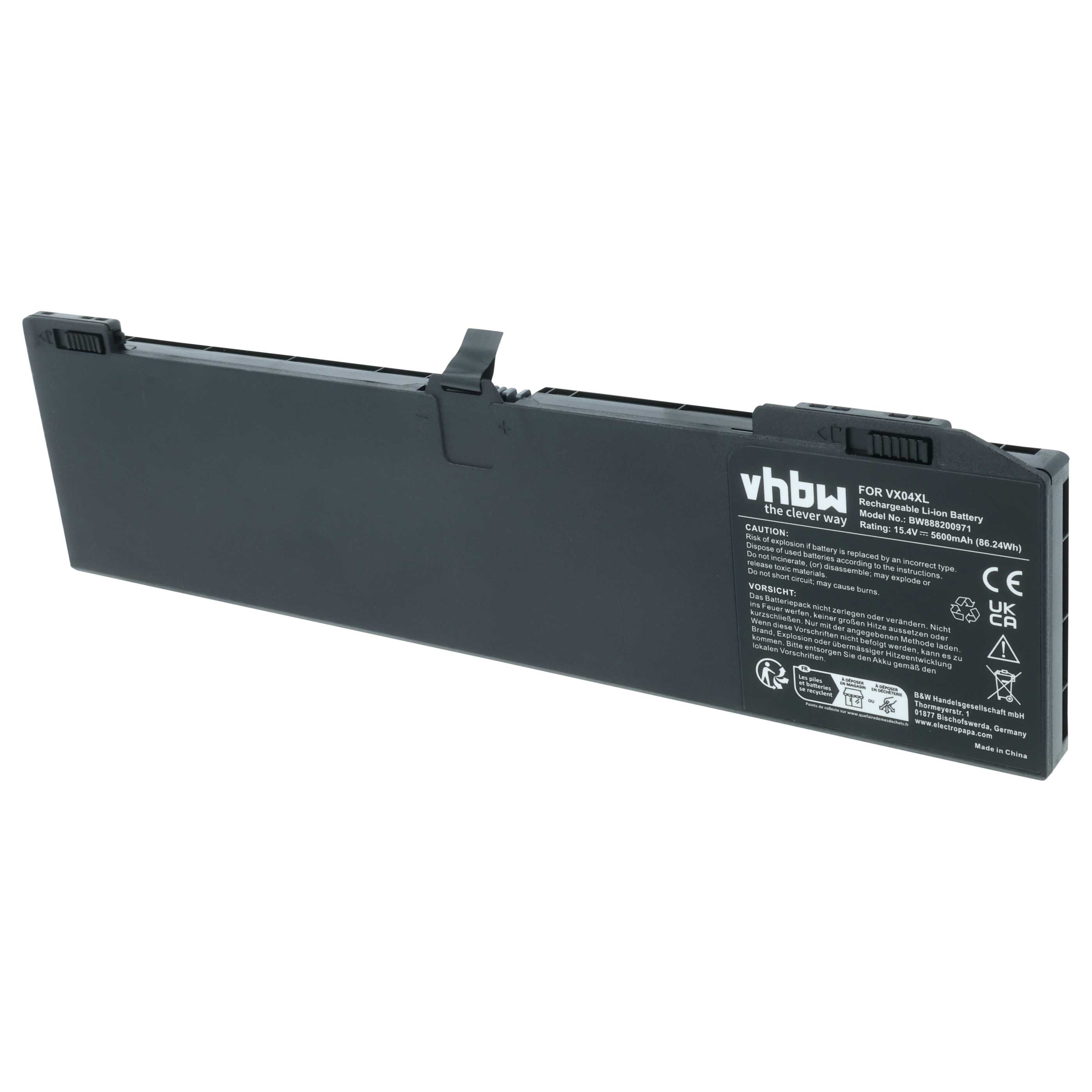 Akumulator do laptopa zamiennik HP 4ME79AA, HSN-Q13C, HSTNNIB8F, HSNQ13C - 5600 mAh 15,4 V Li-Ion, czarny
