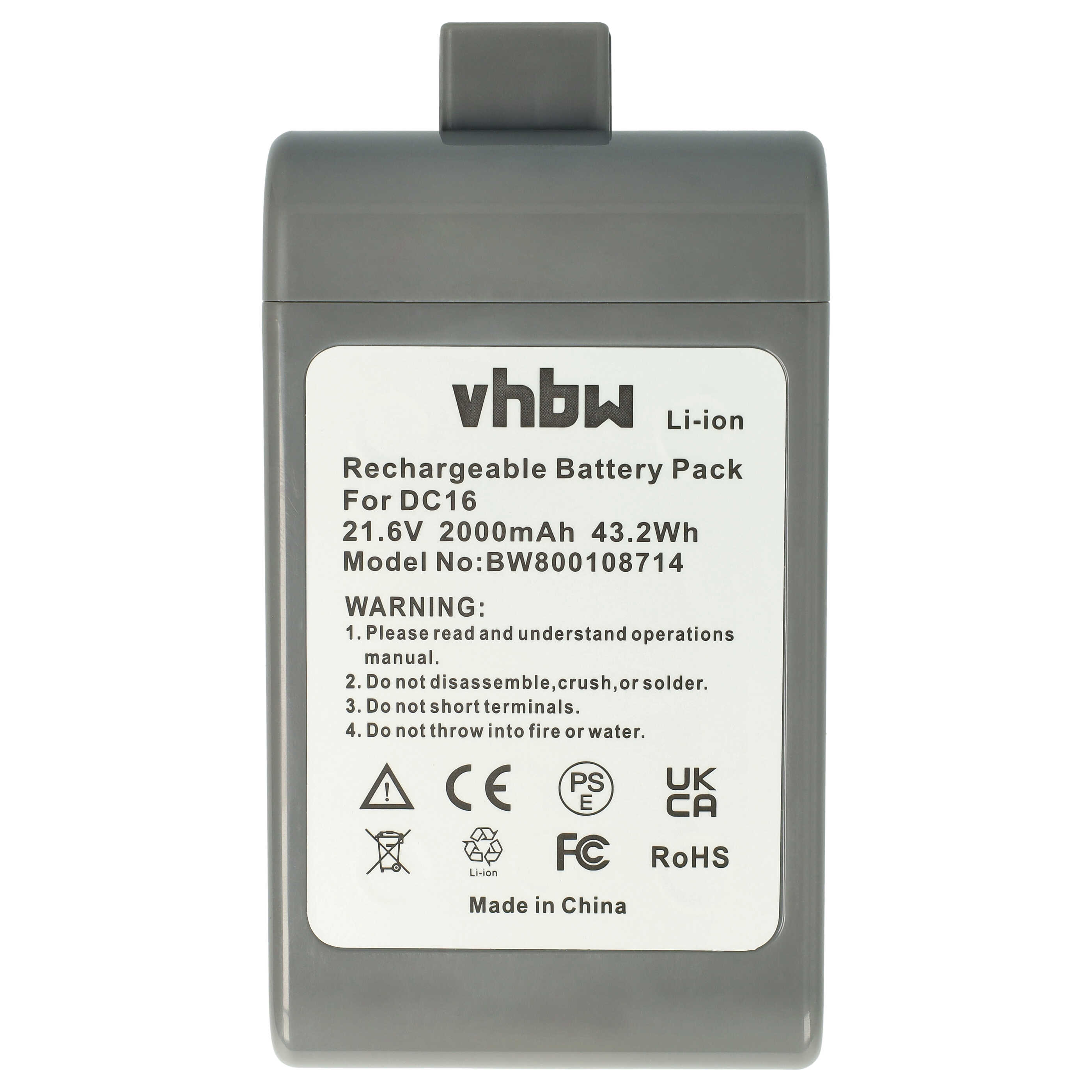 Akumulator do odkurzacza Dyson zamiennik Dyson 12097, 912433-03, 912433-01, 912433-04 - 2000mAh 22,2V Li-Ion