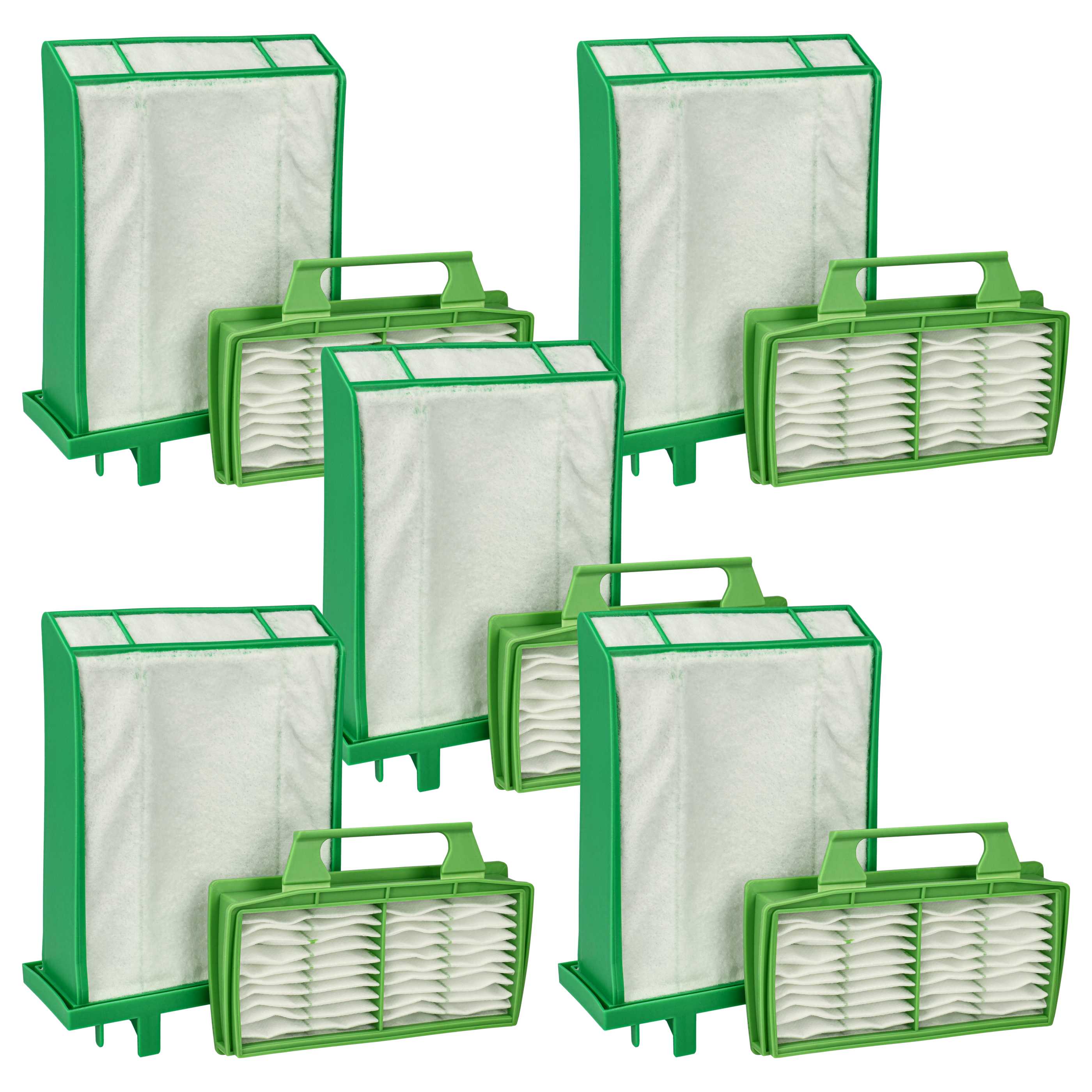 5x Filter Set replaces Sebo 6696ER for Sebo Vacuum Cleaner - Vacuum Cleaner Filter Set