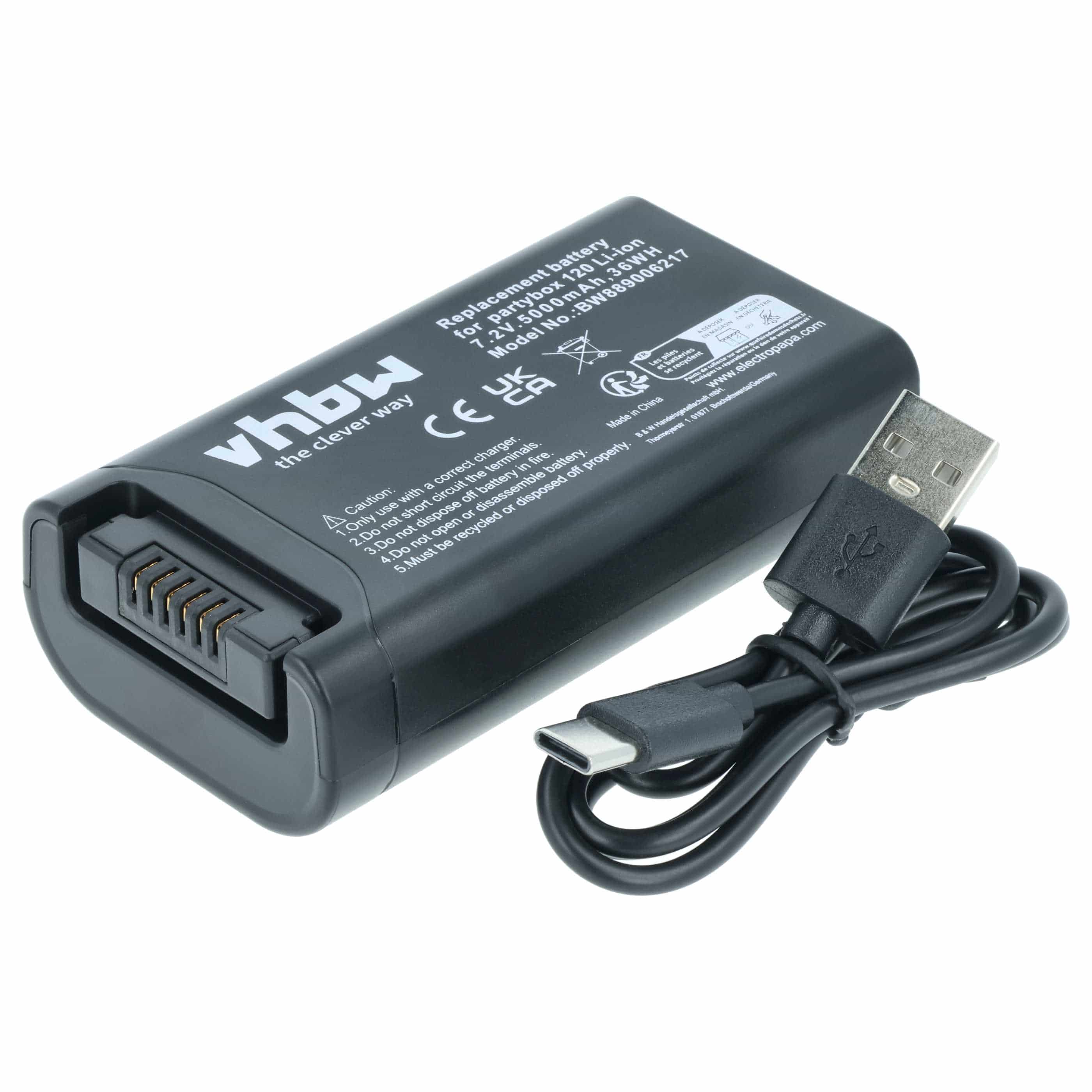 Akumulator do głośnika zamiennik JBL FG2CELL21700P - Li-Ion 5000mAh
