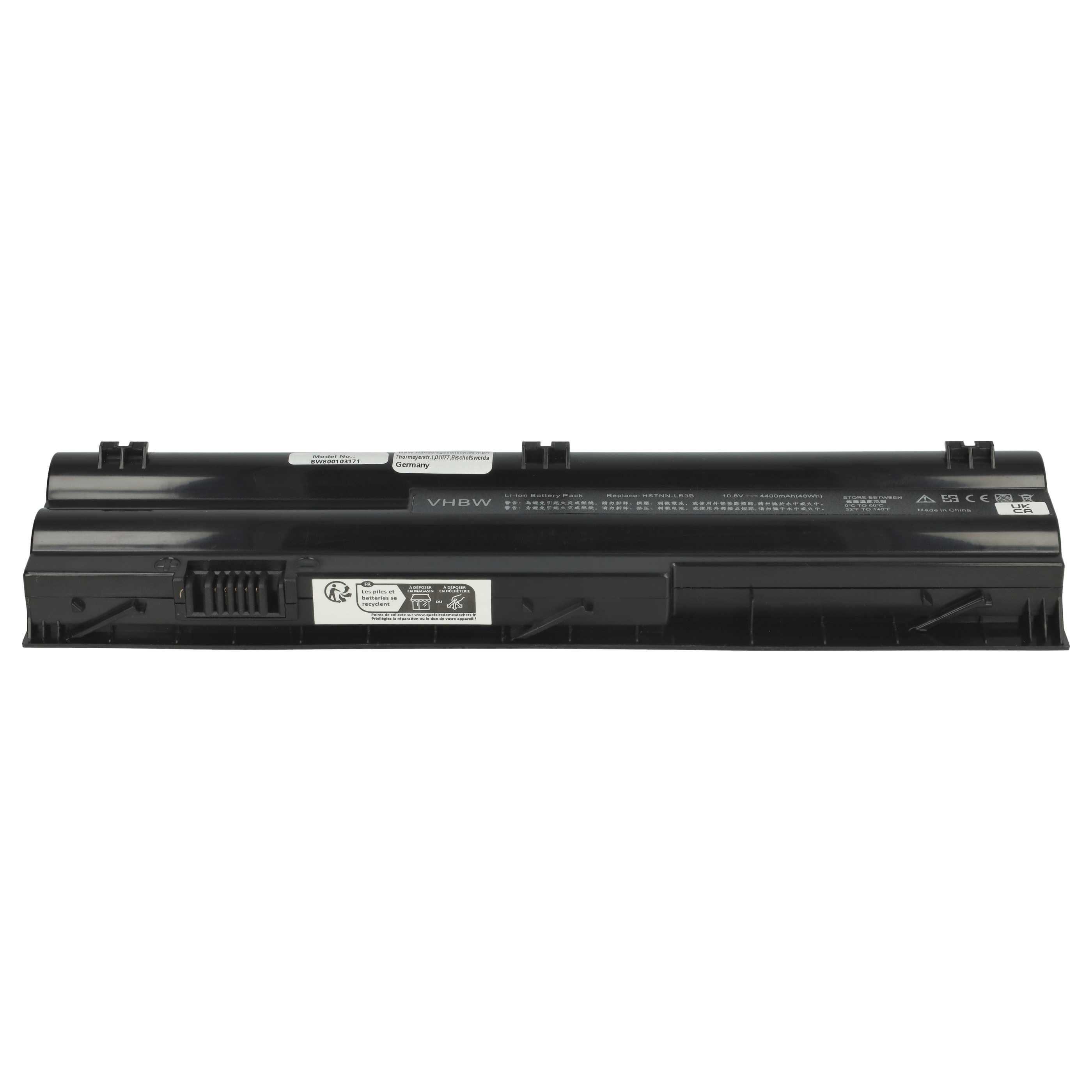 Akumulator do laptopa zamiennik HP 646755-001, 646657-251, 646657-241 - 4400 mAh 11,1 V Li-Ion, czarny