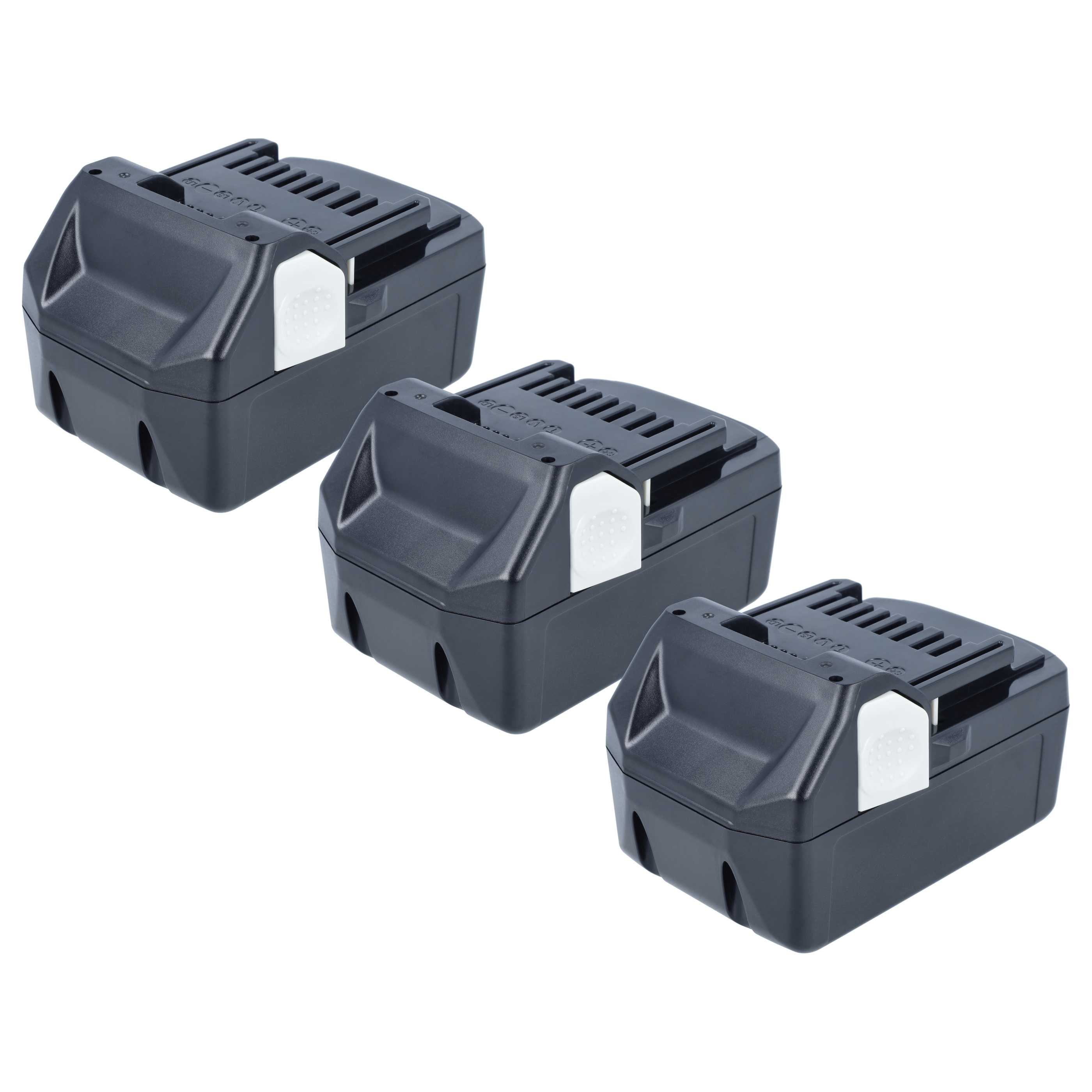 Akku (3x Stück) 18V als Ersatz für Hitachi Hikoki 33055, 330068, 330067, 330557, 330139 - 5Ah, Li-Ion