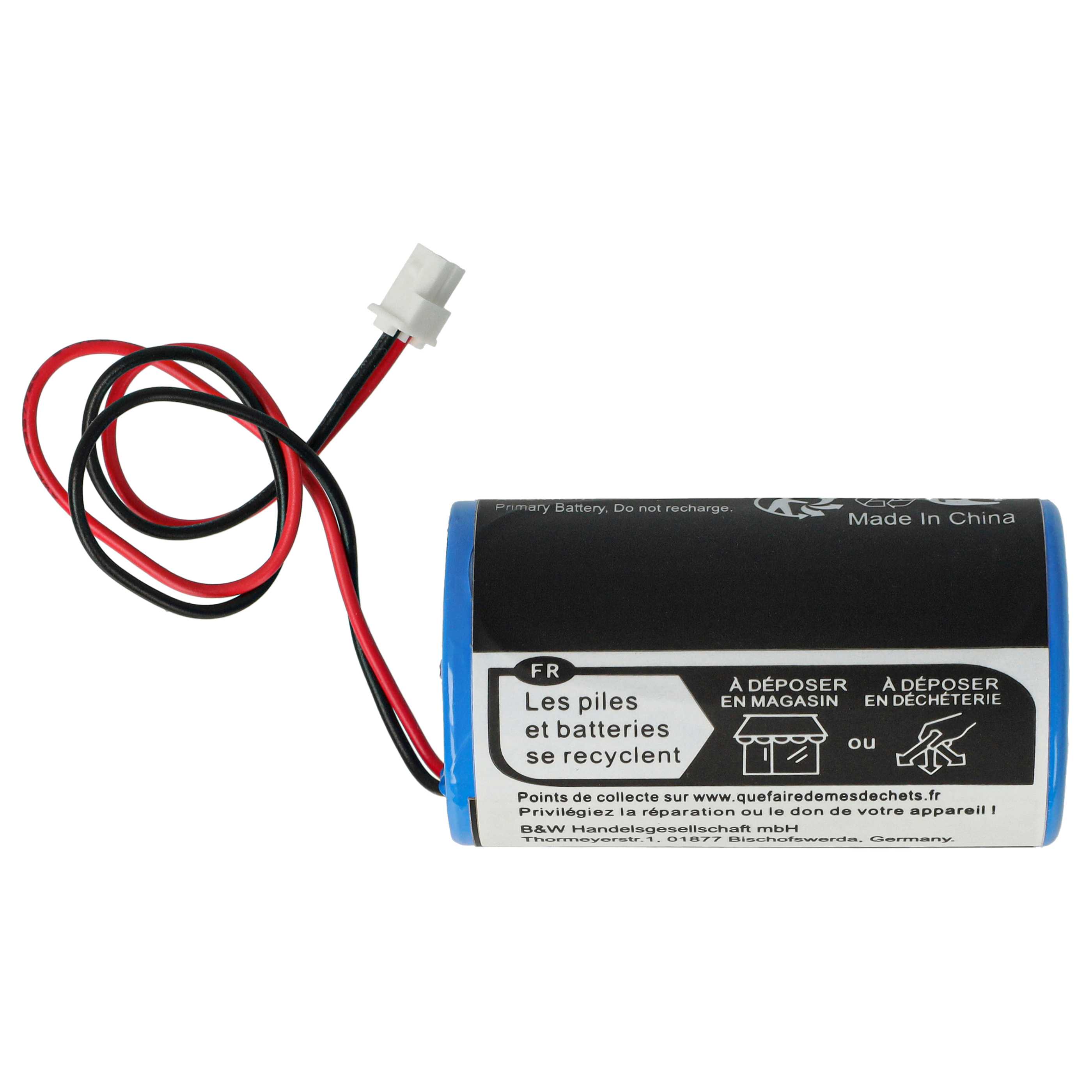 2x Bateria do alarmu zamiennik Eve ER34615-GL101 - 19000 mAh 3,6 V Li-Ion