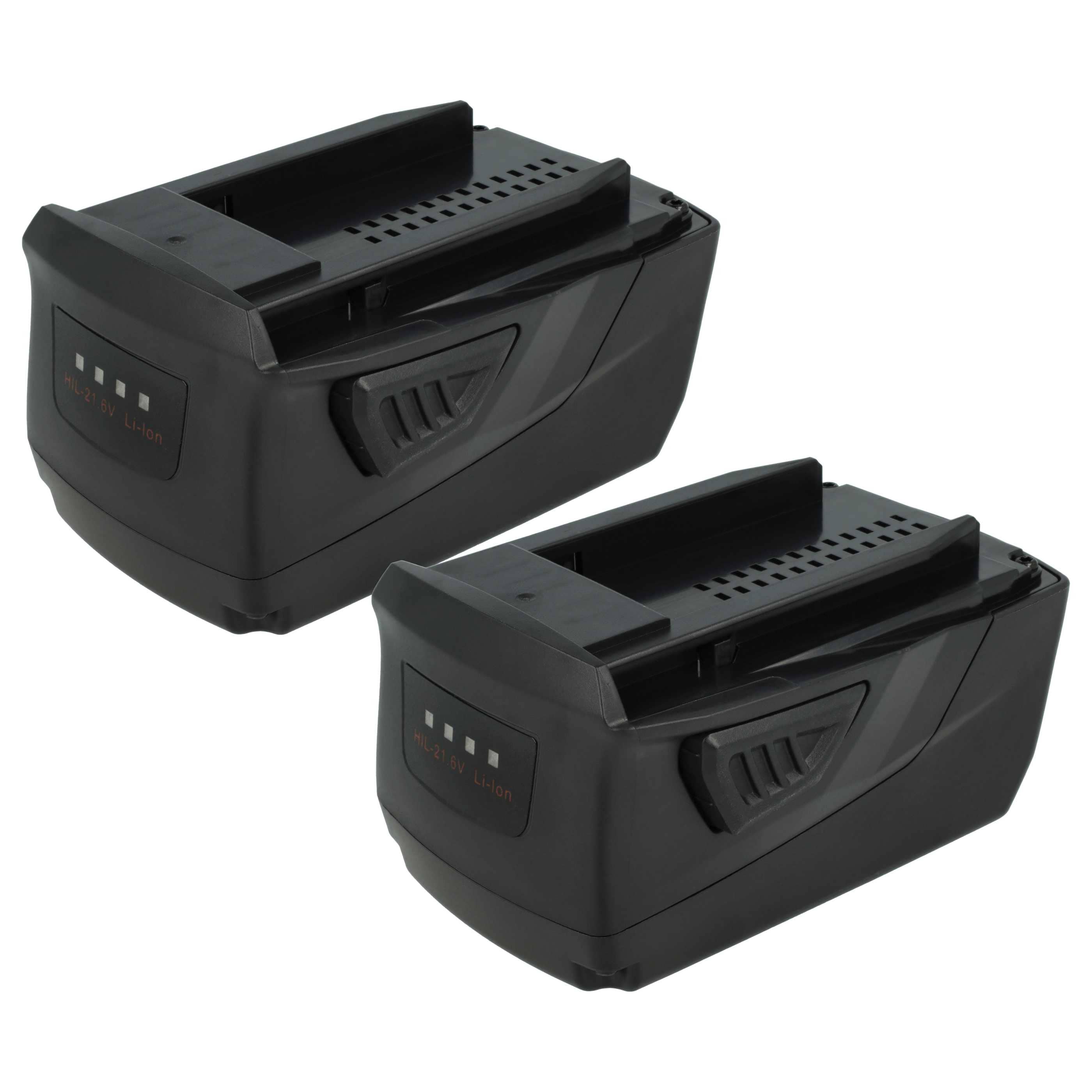 2x Battery replaces 2018498, 2136393, 2136395, 2183185, 426176 Electric Power Tool - 5000 mAh, 21.6 V, Li-Ion
