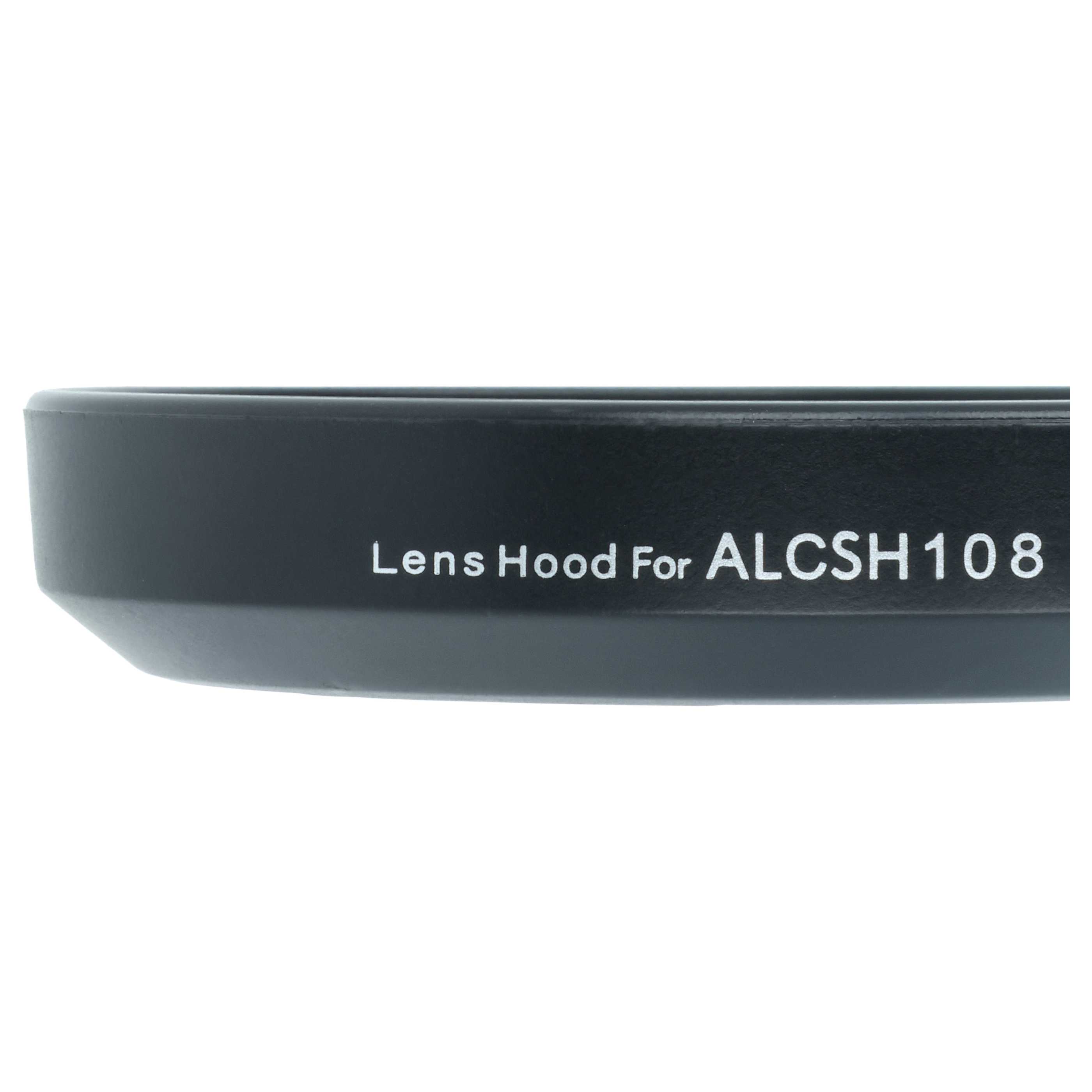 Lens Hood replaces Sony SH108, ALC-SH108 for Sony Lens with 55 mm Diameter, plastic, black
