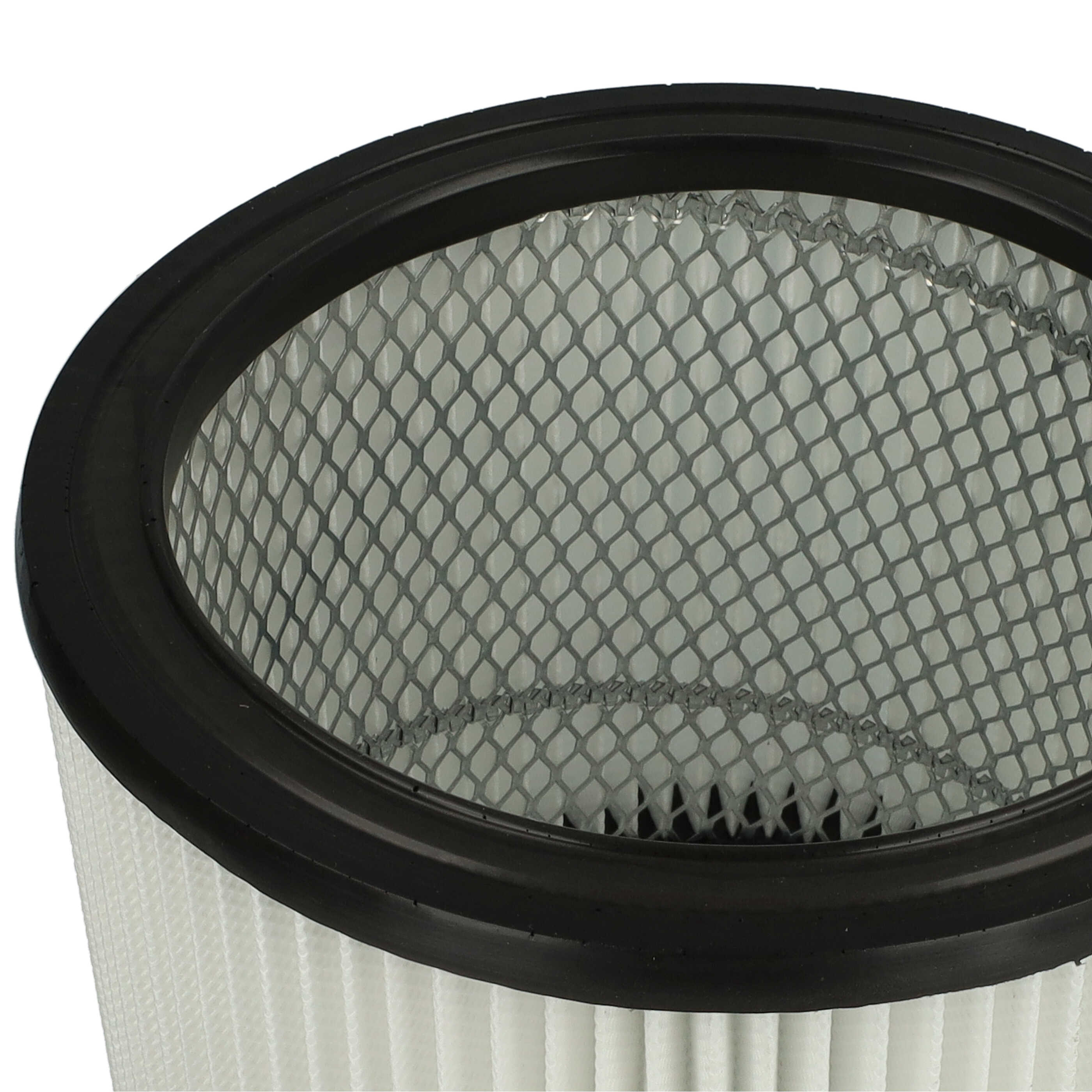 cartridge filter / round filter replaces Masko 13297, 4260486781169 for Masko Vacuum Cleaner, black / white
