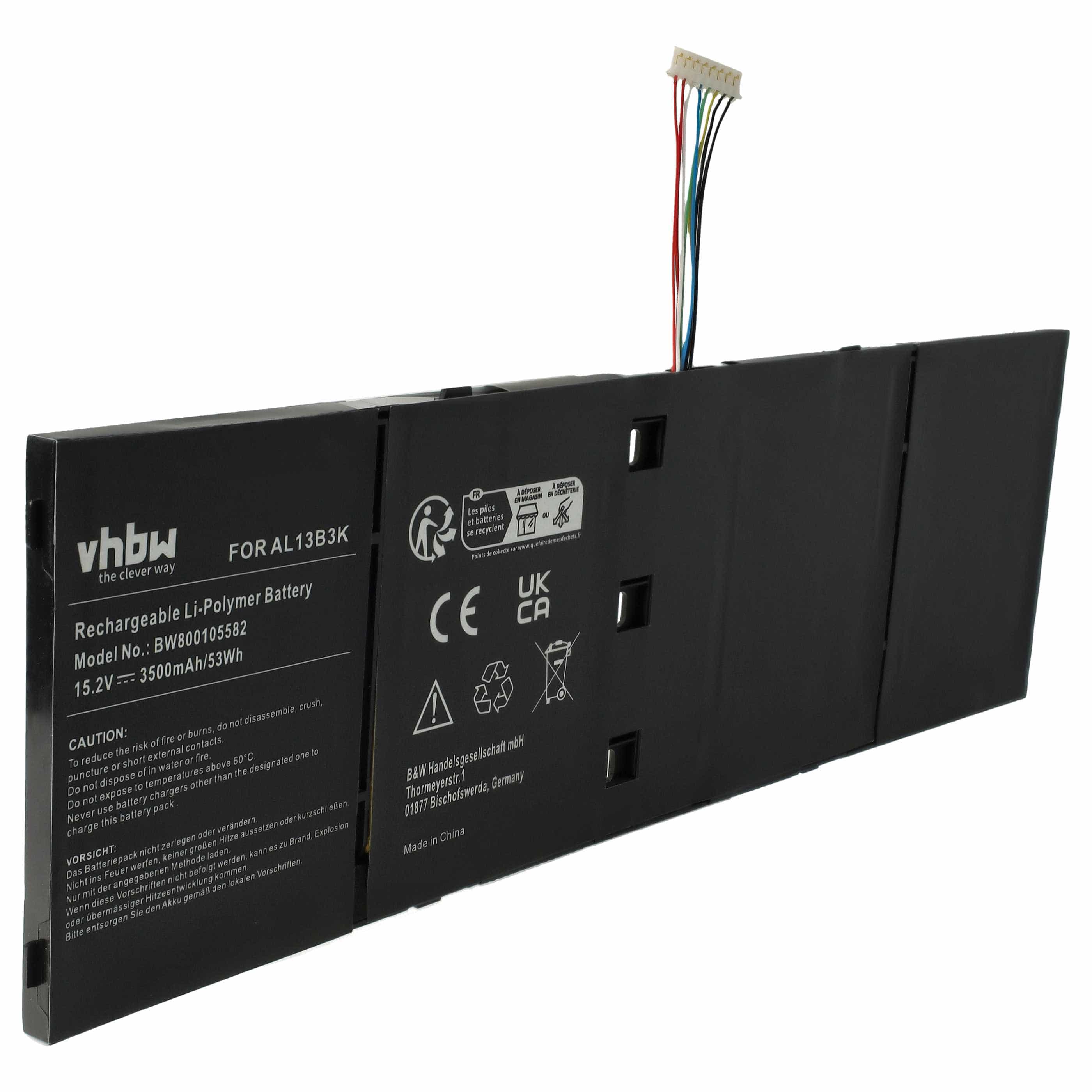 Akumulator do laptopa zamiennik Acer 41CP6/60/80, 41CP6/60/78, 4ICP6/60/80, 4ICP6/60/78 - 3500 mAh 15,2 V LiPo