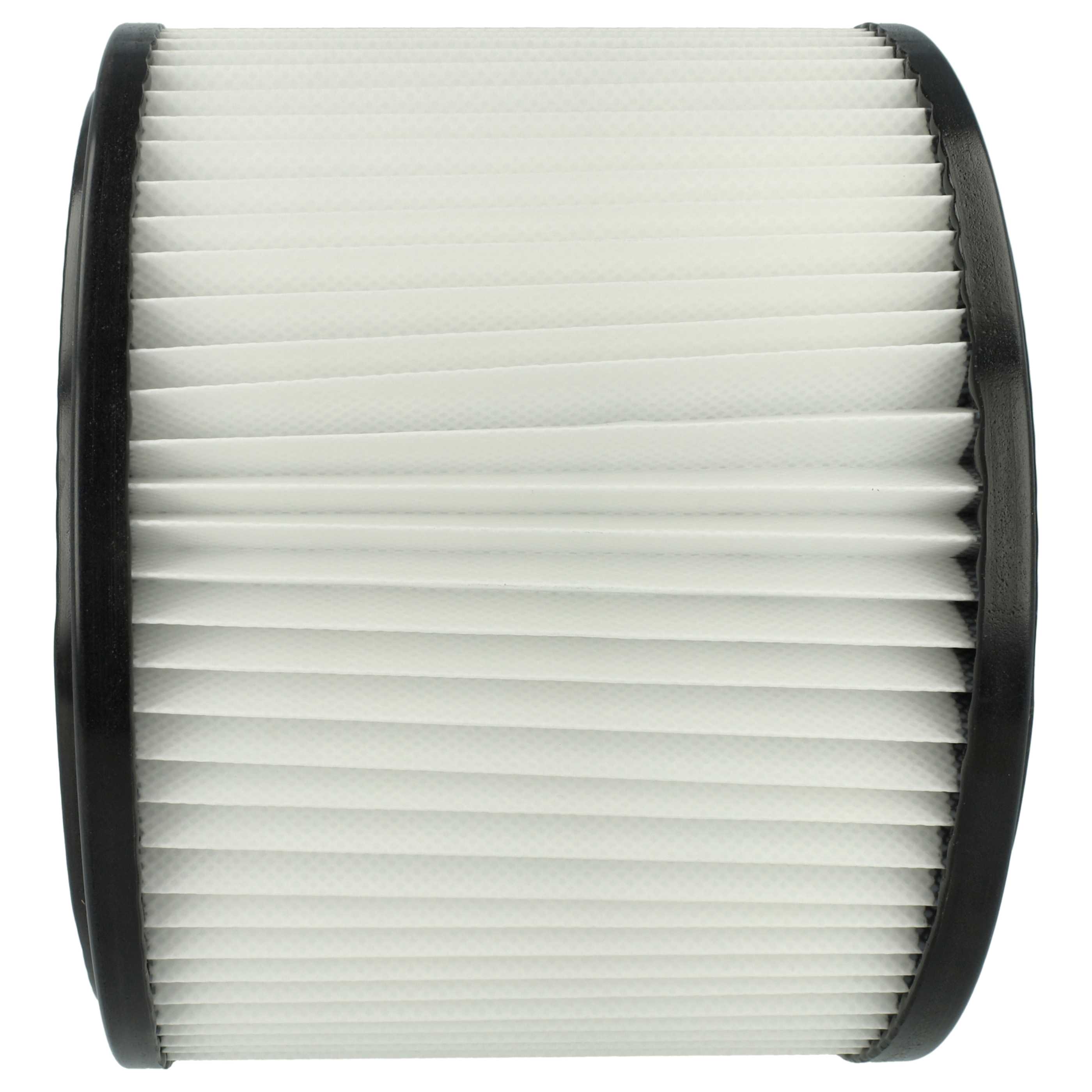 2x Filtro sostituisce Starmix FPP 3500 WS, 460727 per aspirapolvere - filtro a pieghe, nero / bianco