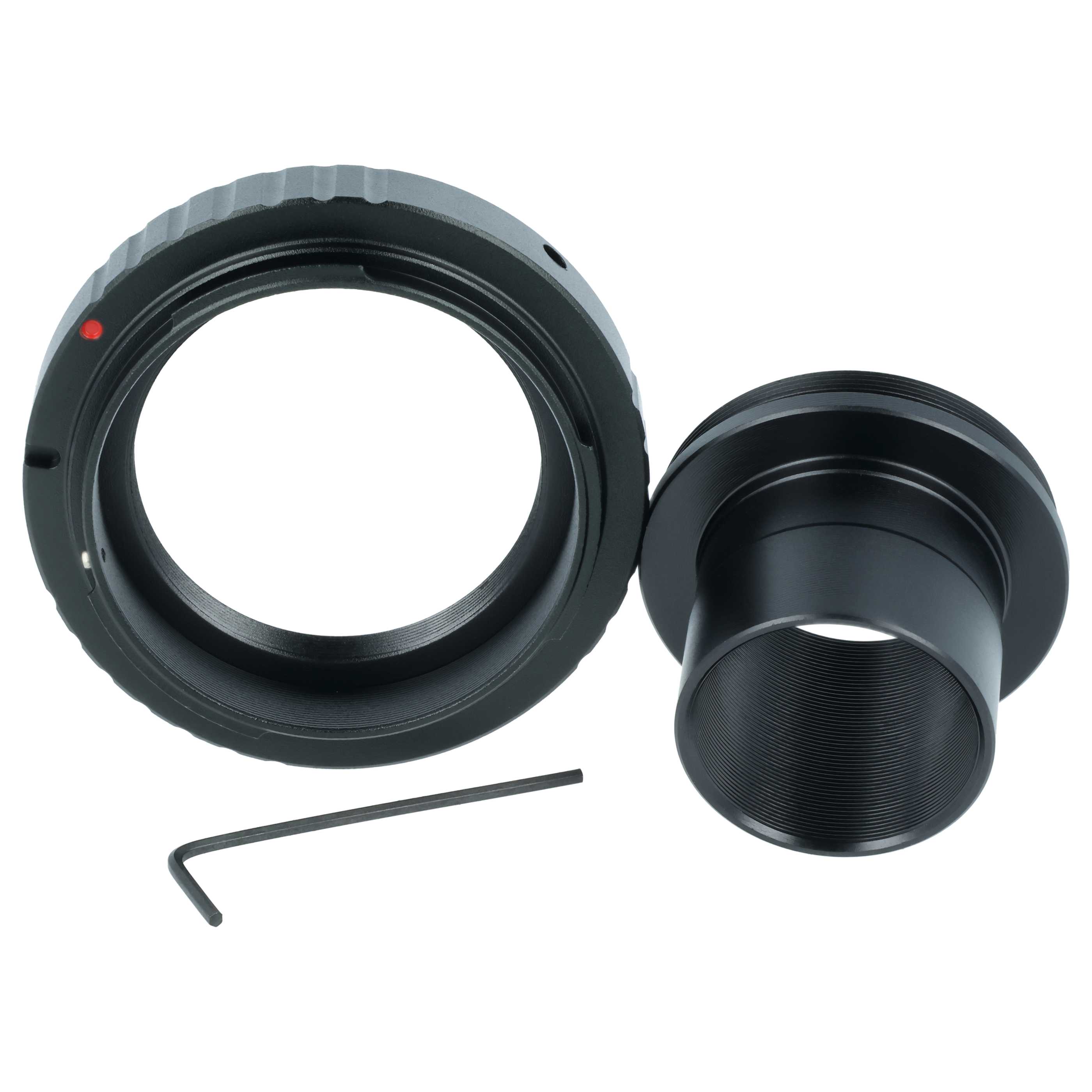 2x Adattatore ad anello T2 per macchine fotografiche, telescopi Canon EOS 500D, 80D, 550D, Kiss X80- 1,25", M4