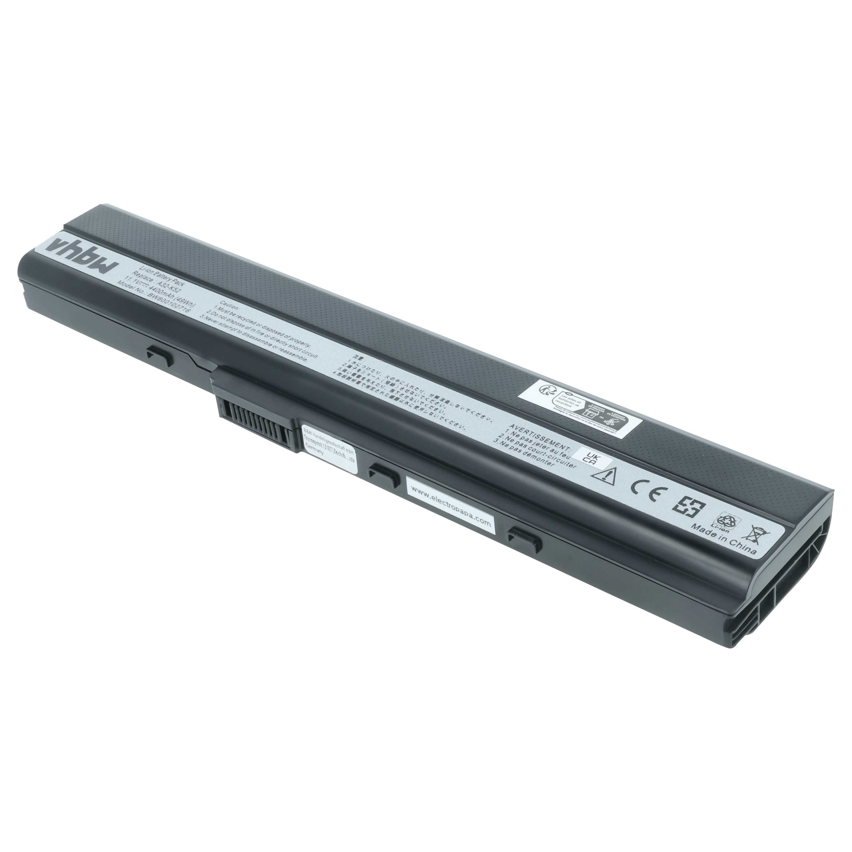 Akumulator do laptopa zamiennik Asus 70-NXM1B2200Z, A31-K42, A31-B53, 90-NXM1B2000Y - 4400 mAh 11,1 V Li-Ion