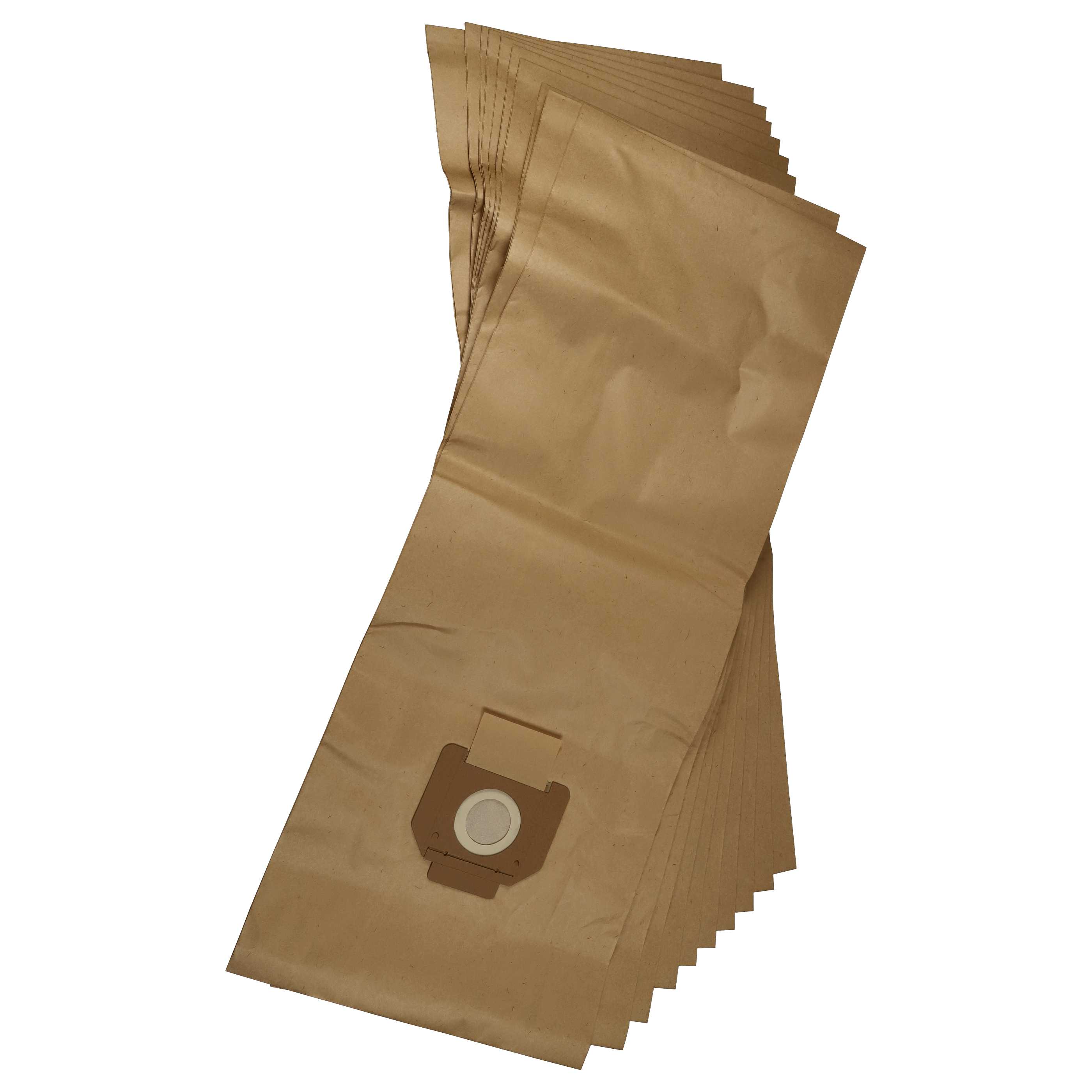 10x Sac remplace Nilfisk 302001484 pour aspirateur WAP - papier